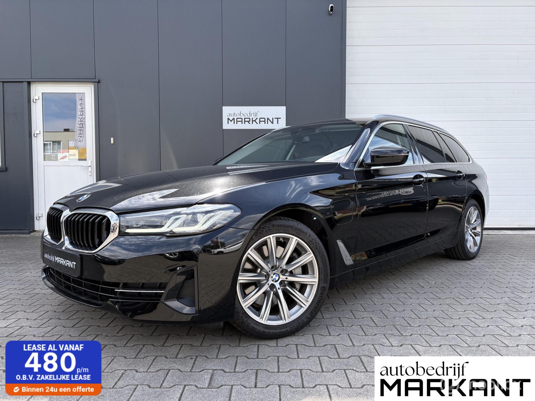 BMW 530e 530e High Executive HUD / LED / Trekhaak 2021 - voorkant