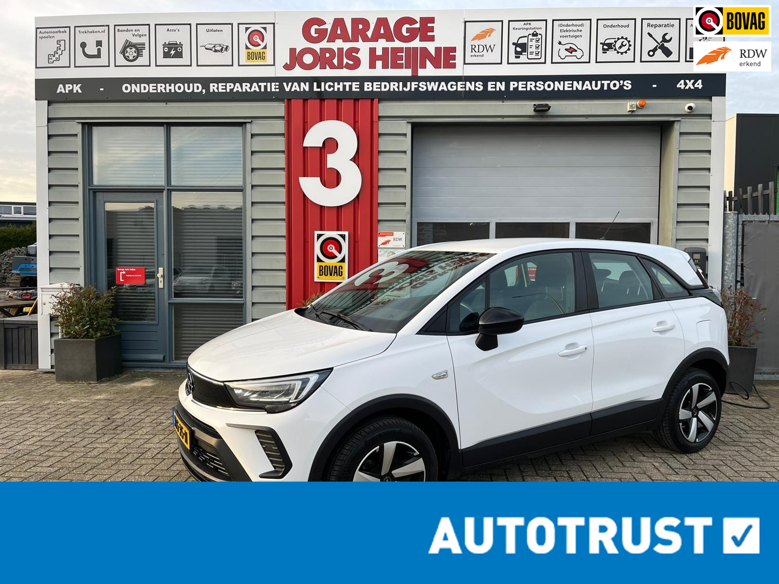 Opel Crossland 1.2 Turbo 84000 km 6 mnd Garantie 2023 - voorkant