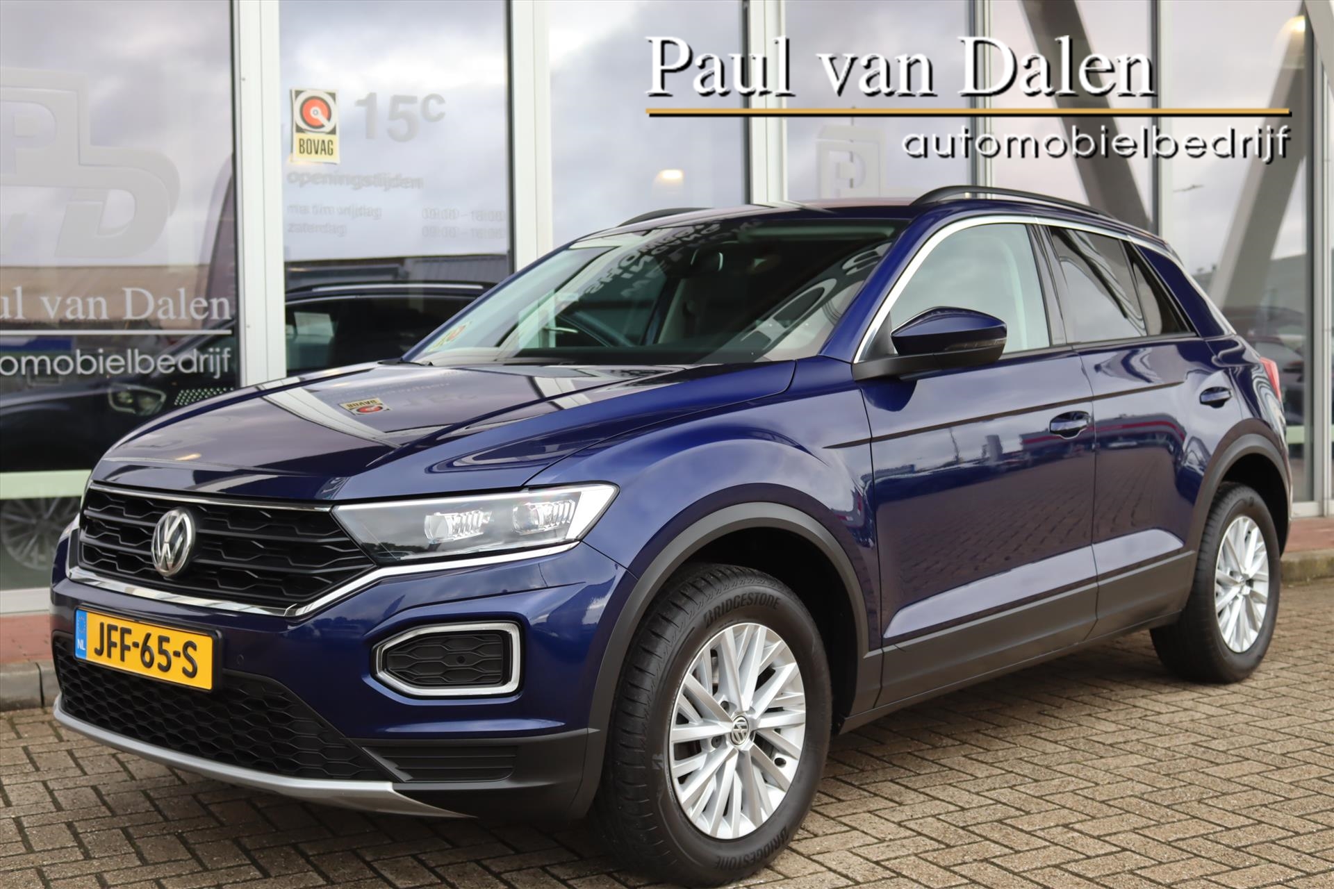 Volkswagen T-roc 1.5TSI 150PK AUTOMAAT STYLE Navi | Adapt.Cruise | Stoelverw. | Dodehoek | Carplay/Android | Led | 16 Inch Lm | 2020 - voorkant