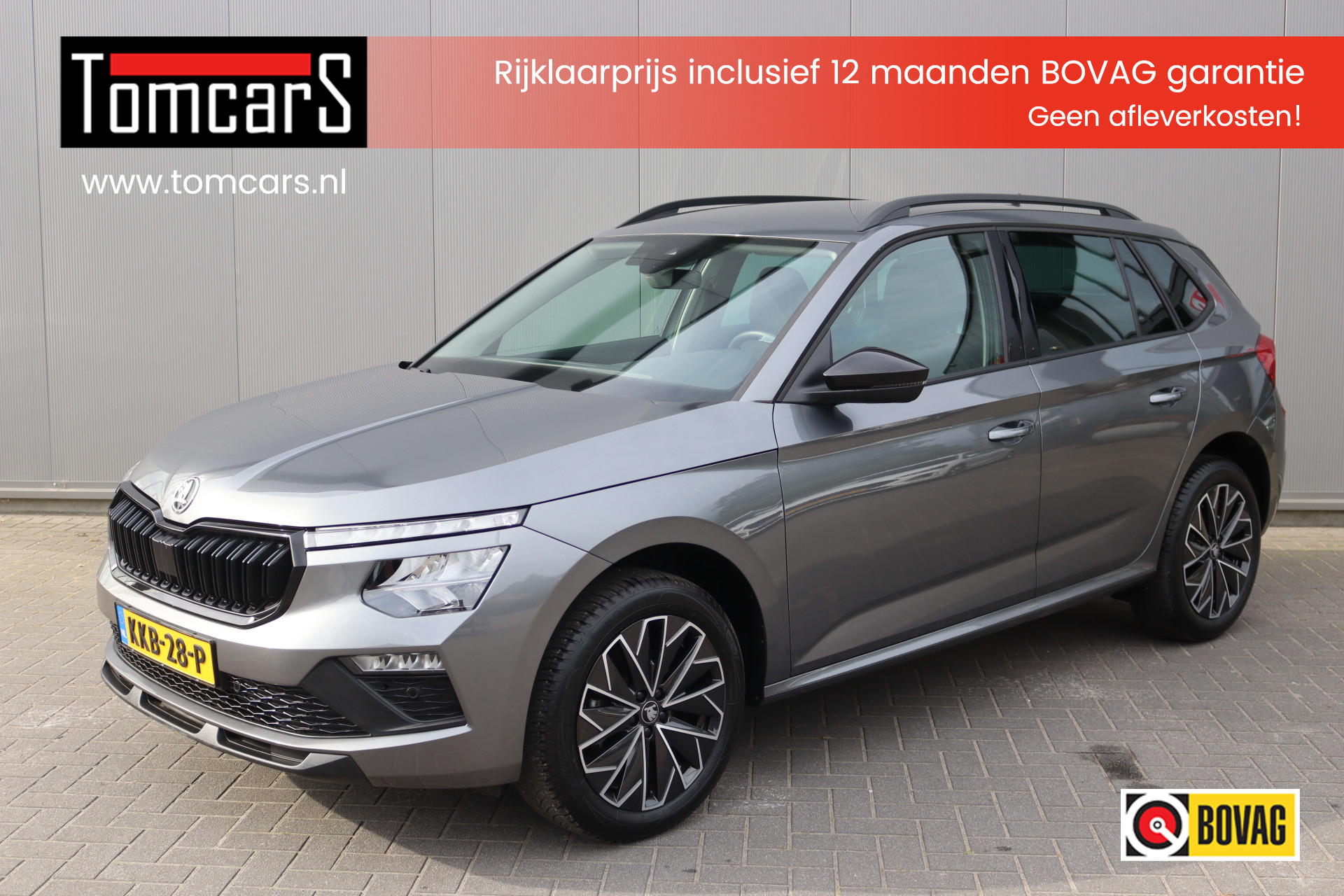 Skoda Kamiq 1.0 TSI 116PK Business Edition Facelift/Carplay-android/Camera/Keyfree/Parkeerhulp 2025 - voorkant