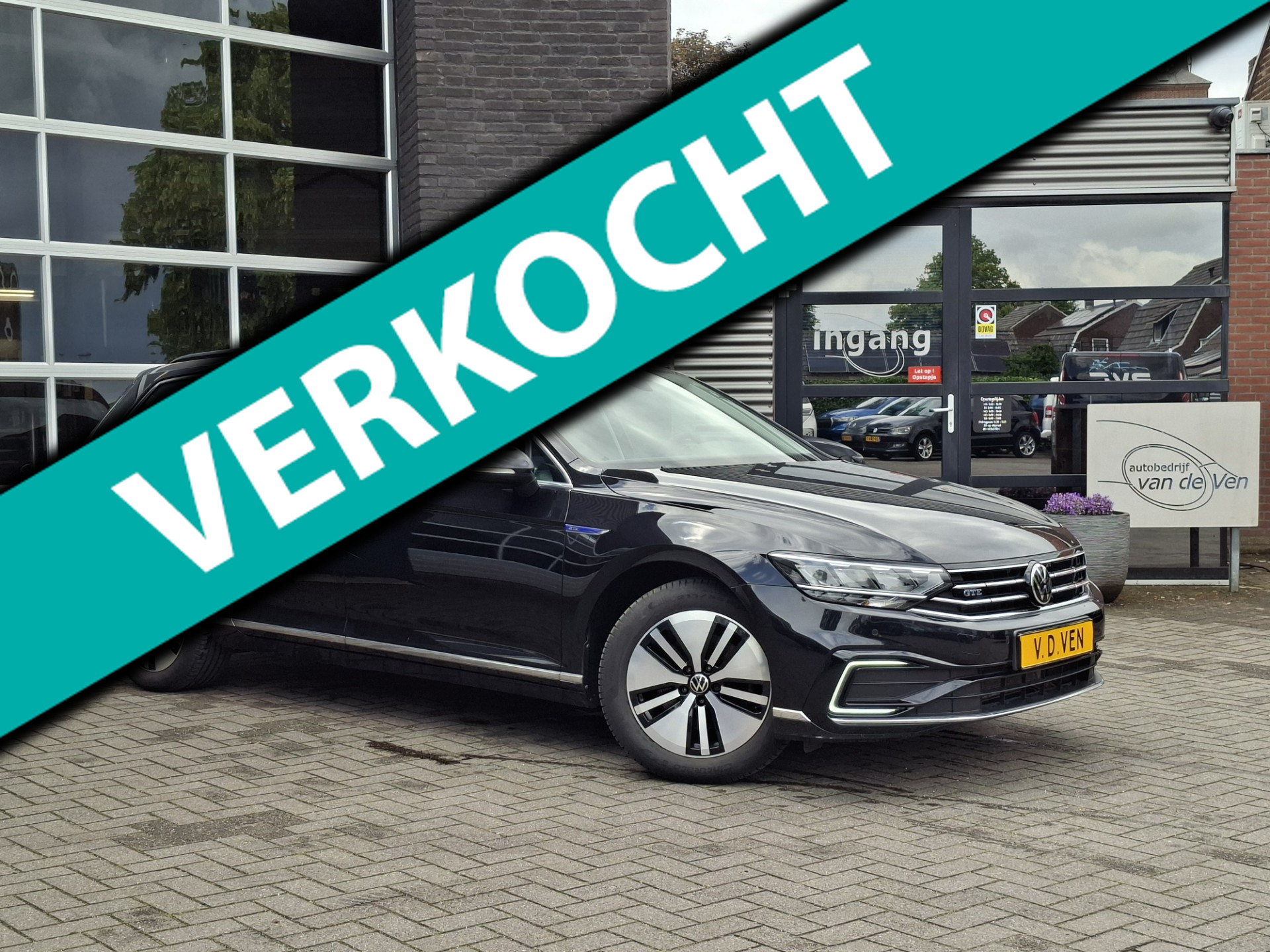 Volkswagen Passat Variant 1.4 TSI PHEV GTE Business Premium, zwenkbare trekhaak, camera, massagestoel, app 2021 - voorkant