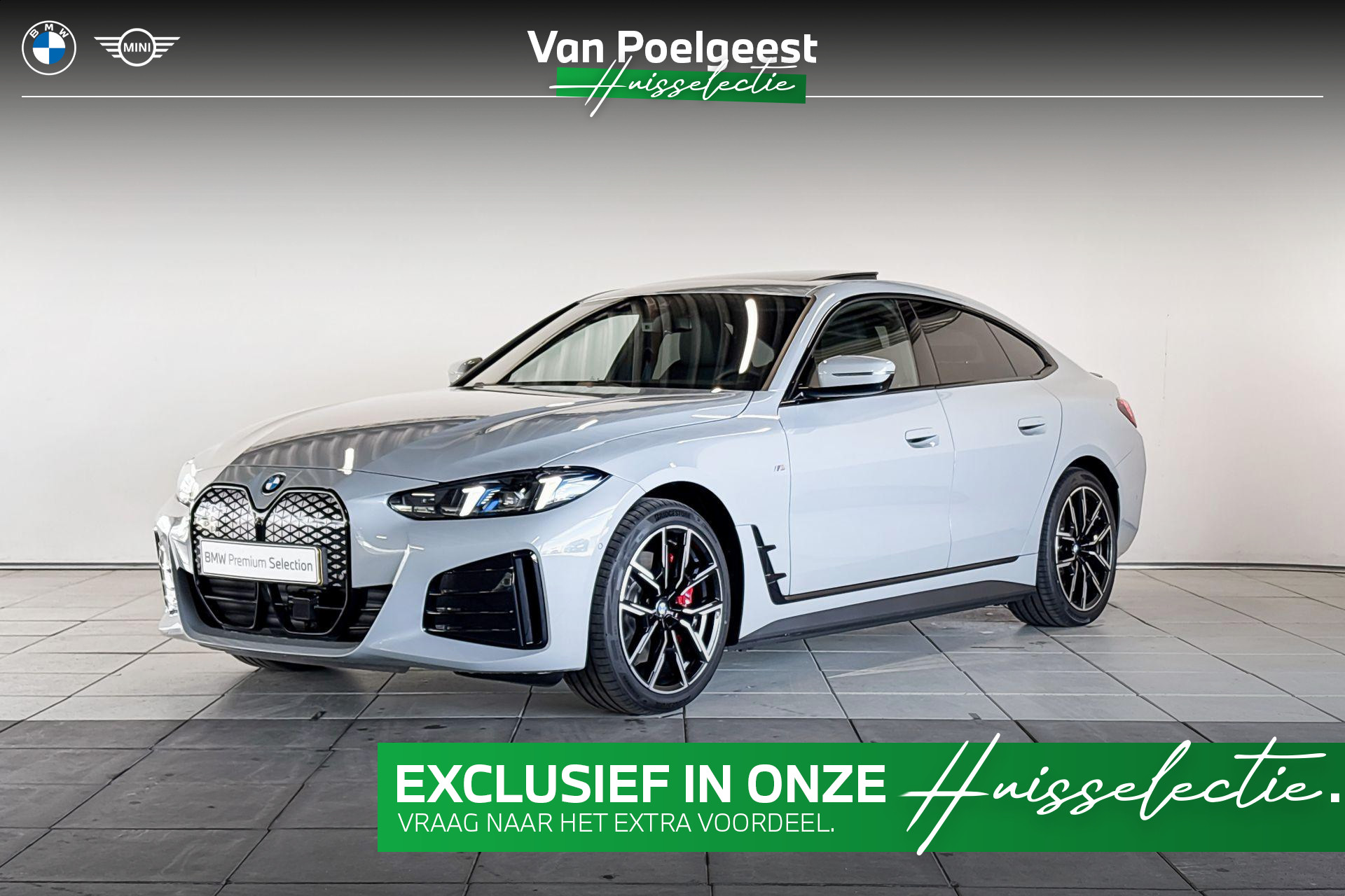 BMW I4 Edrive40 eDrive40 Innovation Pack M Sportpakket Pro 2026 - voorkant