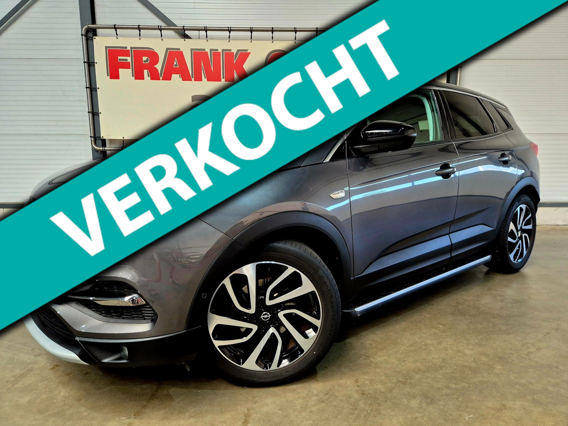 Opel Grandland X 1.6 Turbo 181PK Ultimate + Trekhaak|Leder|Stoelverw./ventilatie|Keyless|Parelmoer|360 cam.|Elek. best. stoel|19" 2019 - voorkant