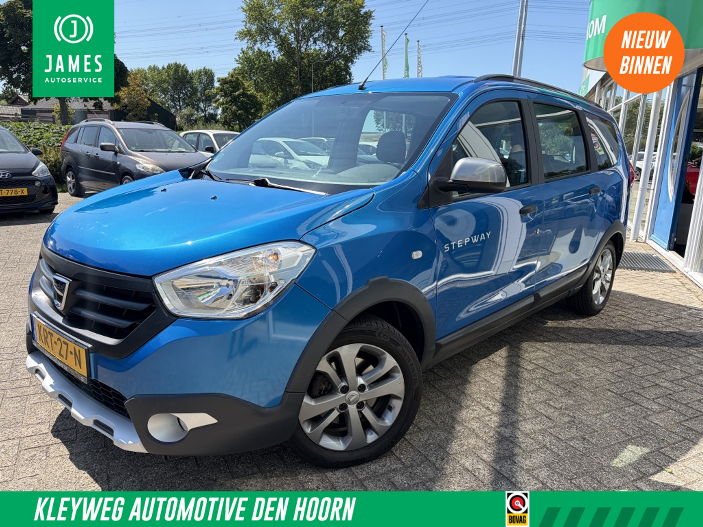 Dacia Lodgy 1.2 TCe Stepway 5p. Carplay, Trekhaak 2015 - voorkant