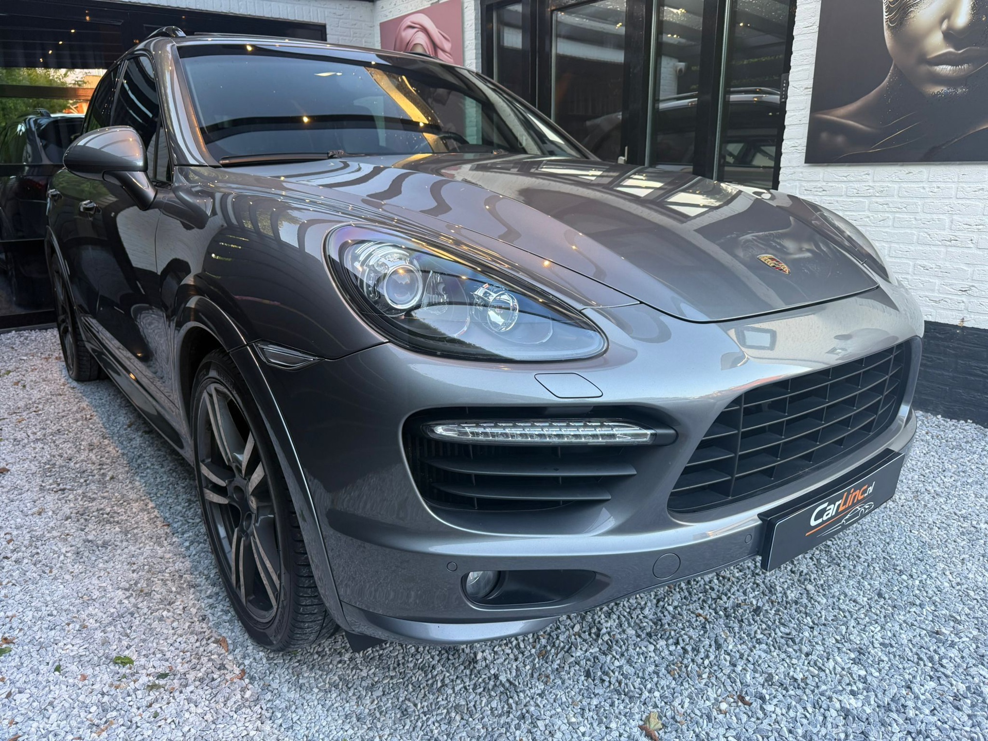 Porsche Cayenne Turbo 4.8 Turbo Nap Pano Stoelverw Cruise Climate Luchtv Leder Memory Vol 2012 - voorkant