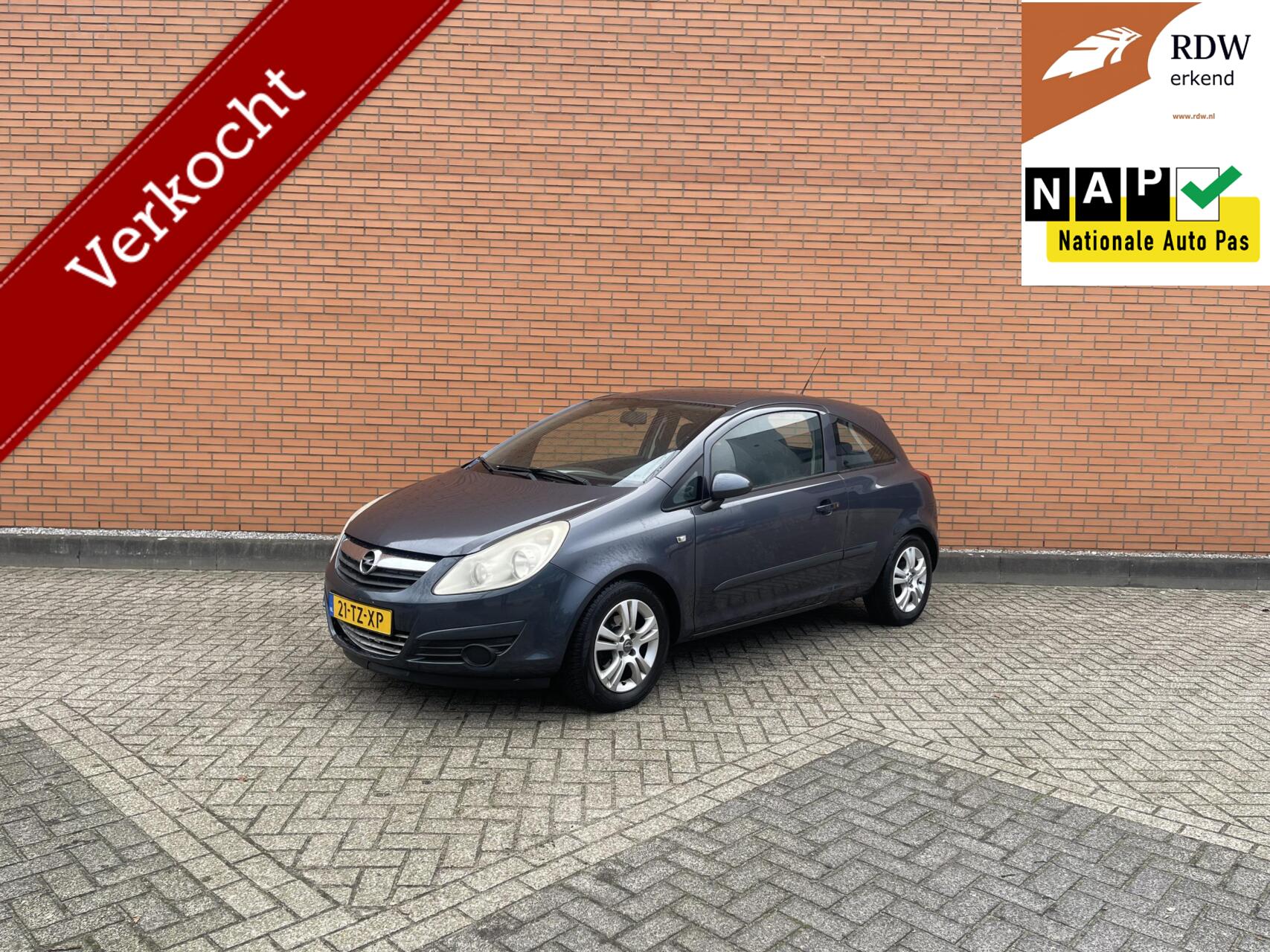 Opel Corsa 1.2-16V 261DKM | NAP | AIRCO | INRUIL | EXPORT | 2007 - voorkant