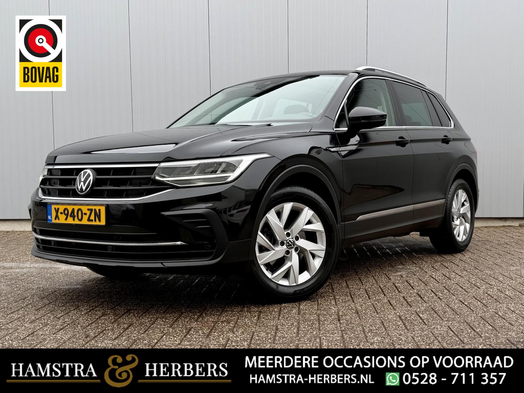 Volkswagen Tiguan 1.5 TSI zwart, bomvol! 2022 - voorkant