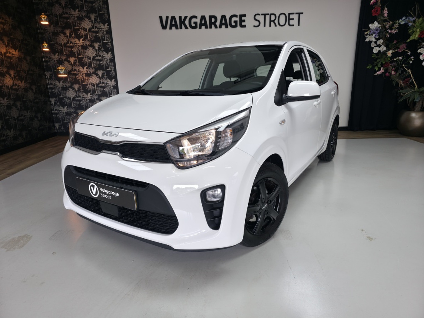 Kia Picanto 1.0 DPi Comf.L | cruise | ac | zwart LMV | BT | oh.bkje | NL 2022 - voorkant