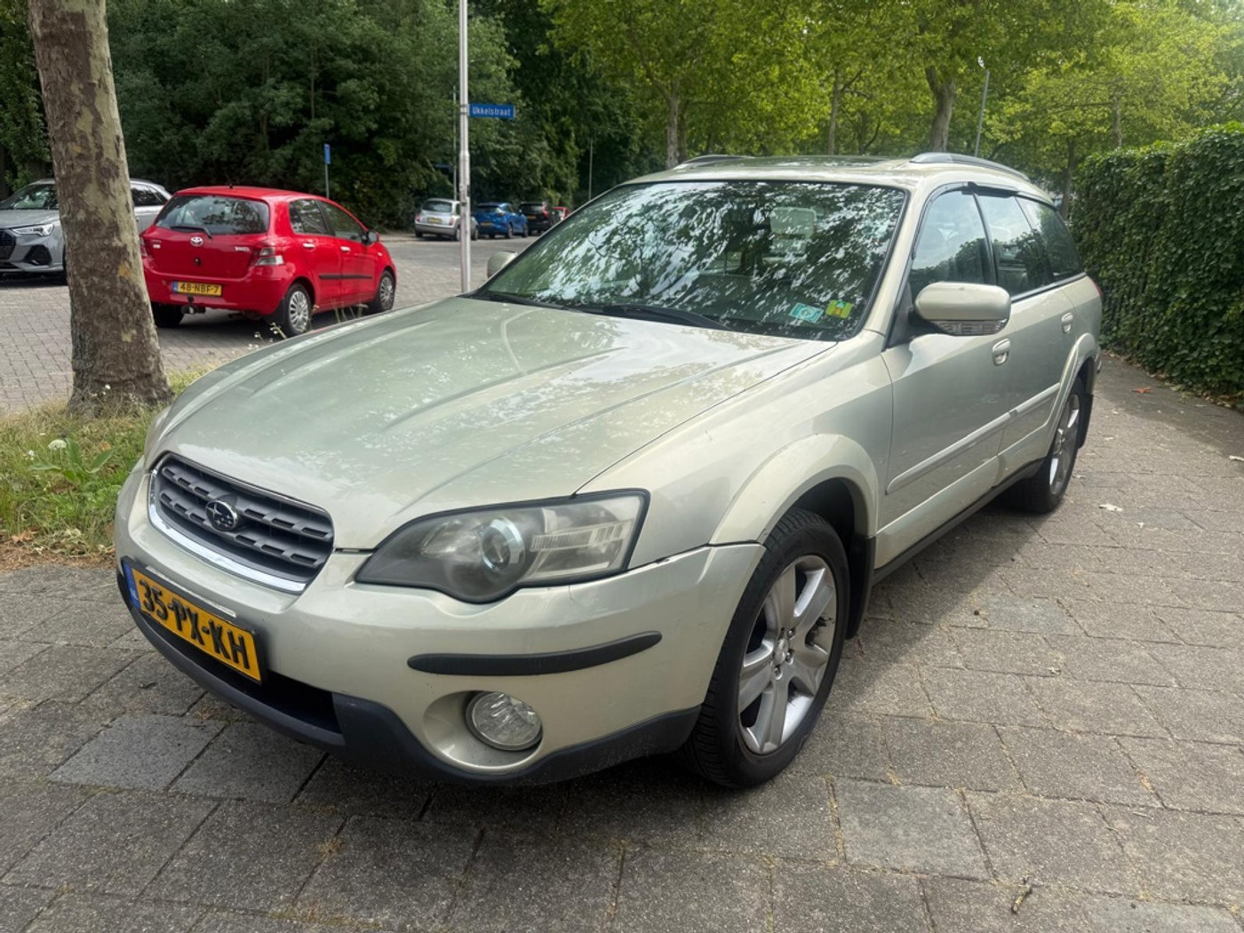 Subaru Legacy 3.0R Automaat Nap Airco Panoramadak Trekhaak Leder Cruise Vol 2005 - voorkant