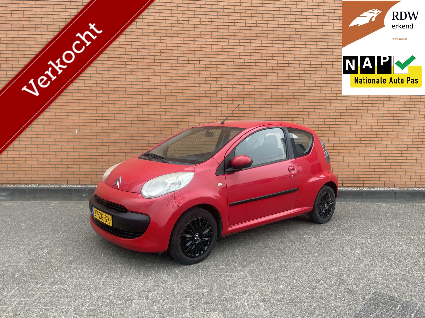 Citroen C1 1.0 145DKM | NAP | AIRCO | ELEK-PAKKET | APK | 2008 - voorkant