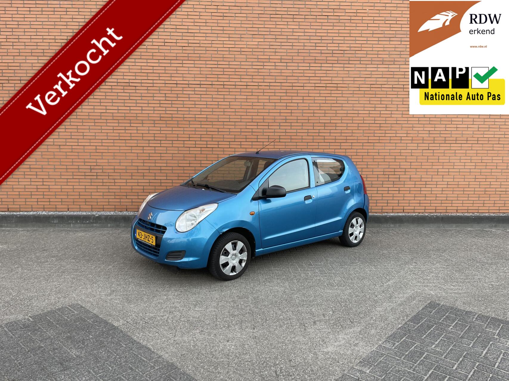 Suzuki Alto 1.0 123DKM | NAP | AIRCO | CARPLAY | APK-2026 | 2009 - voorkant