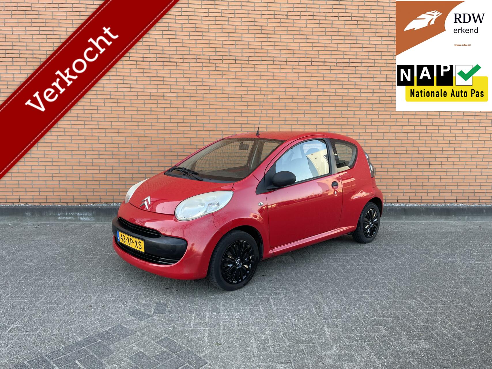 Citroen C1 1.0 116DKM | NAP | ZUINIG | NIEUWE-APK | 2007 - voorkant