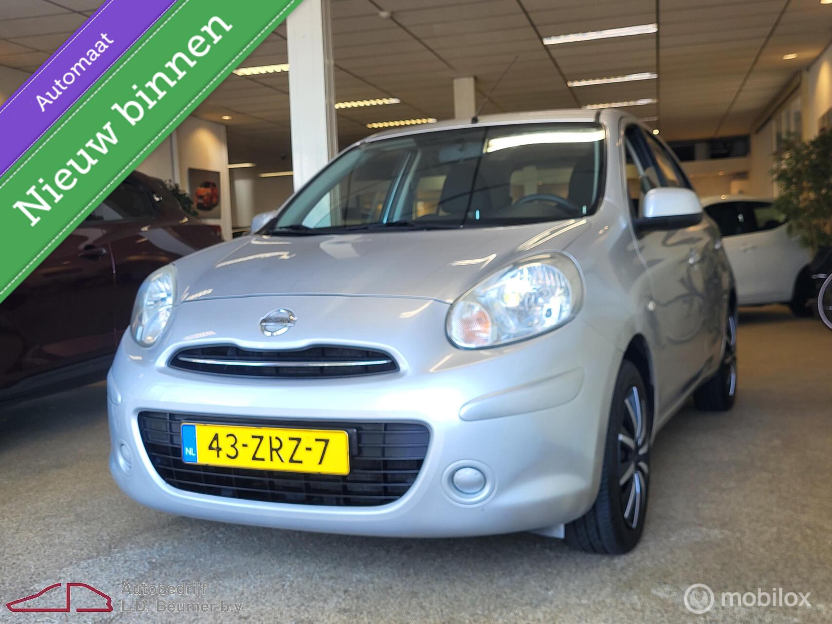 Nissan Nissan Micra 1.2 DIG-S AUT. Acenta *NL, AUTOMAAT, RIJKLAARPRIJS!* 2013 - voorkant