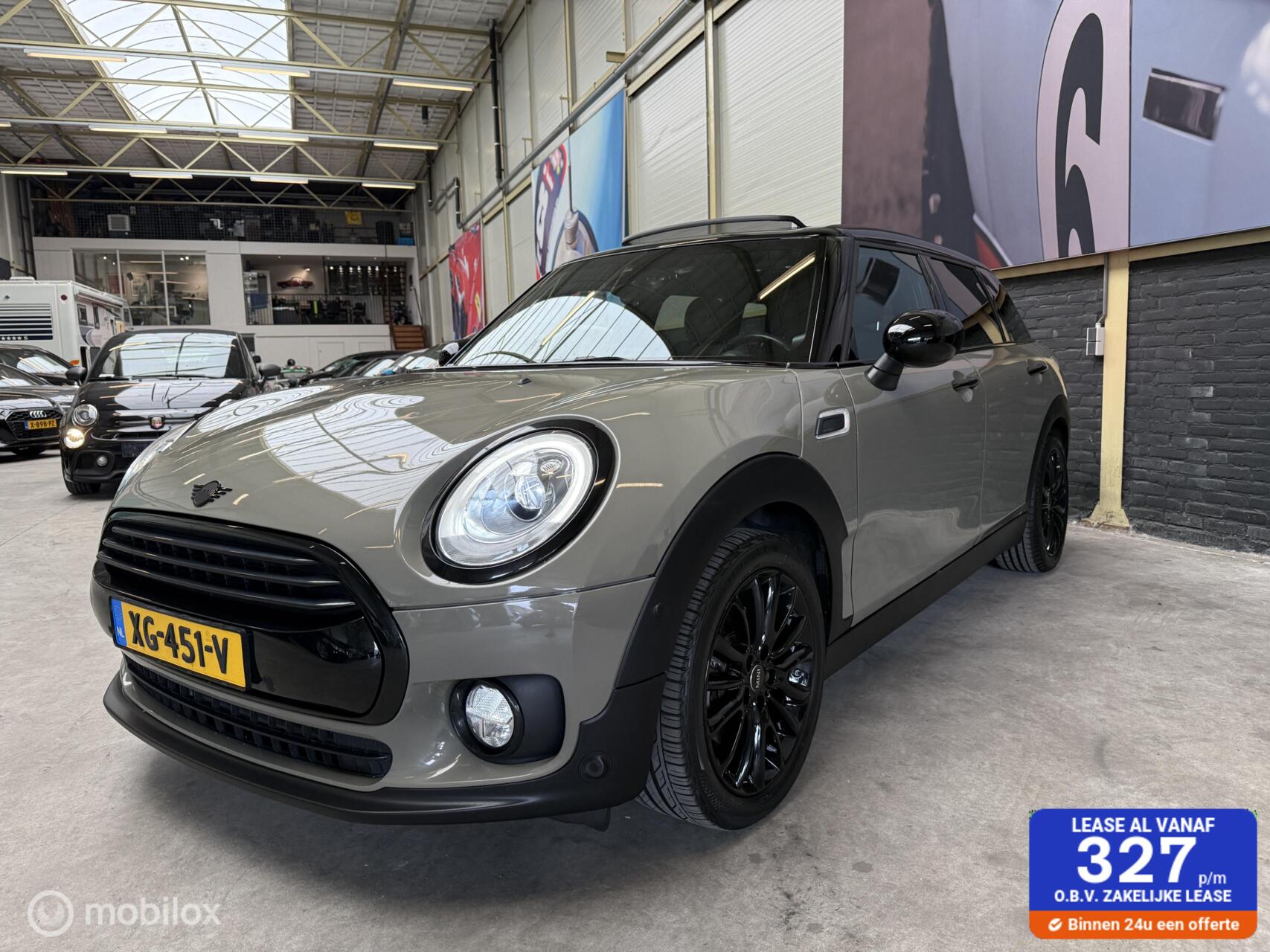 Mini Clubman Cooper 1.5 Cooper aut|BLACKPAK|PANODAK|CAMERA| 2019 - voorkant