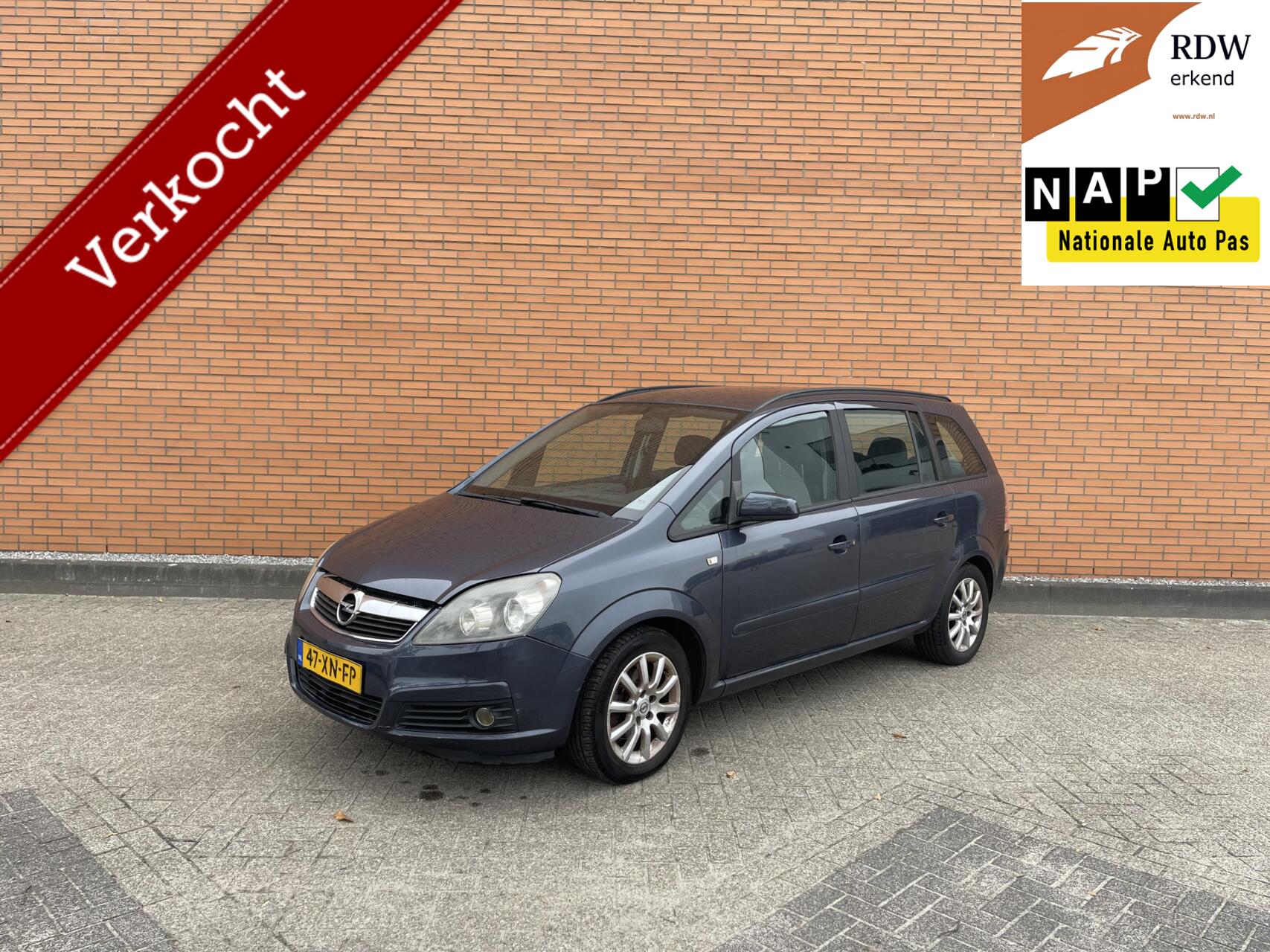 Opel Zafira 1.8 Temptation 165DKM | NAP | AIRCO | 7PERSOONS 2007 - voorkant