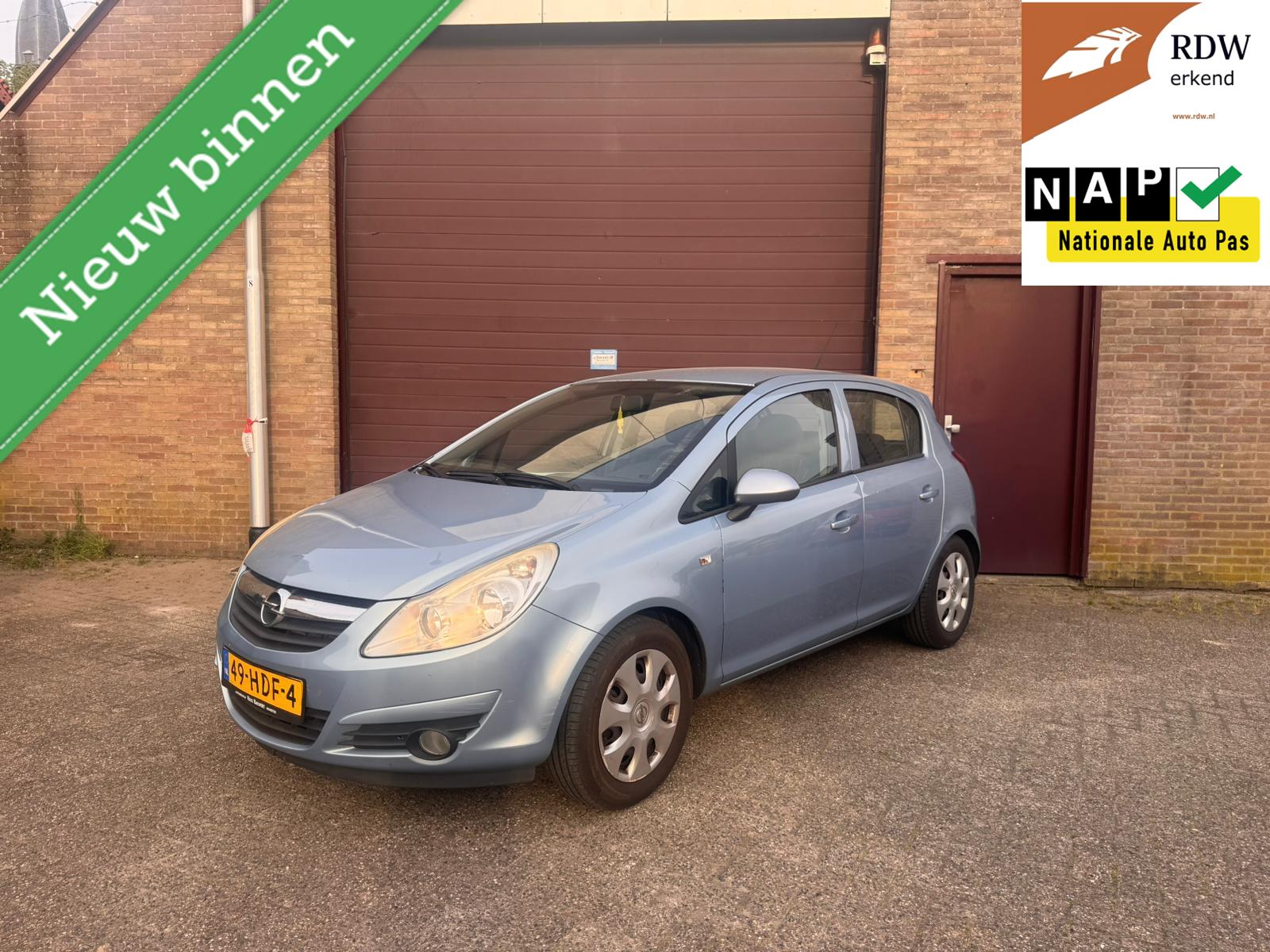 Opel Corsa 1.2 2008 196DKM | AIRCO | APK | CRUISE | 5DEURS 2008 - voorkant