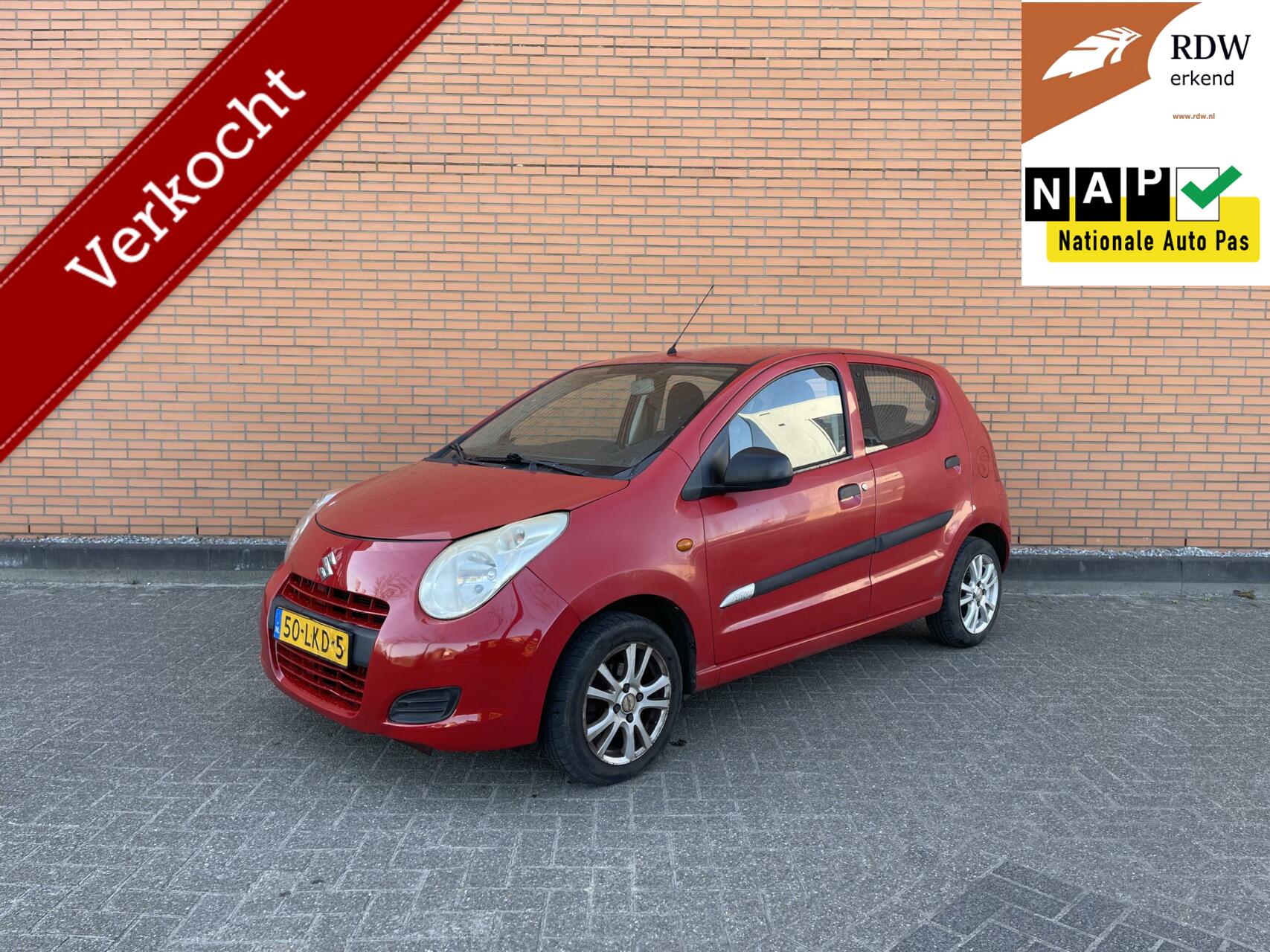 Suzuki Alto 1.0 89DKM | NAP | AIRCO | ELEK-PAKKET | ZUINIG | 2010 - voorkant
