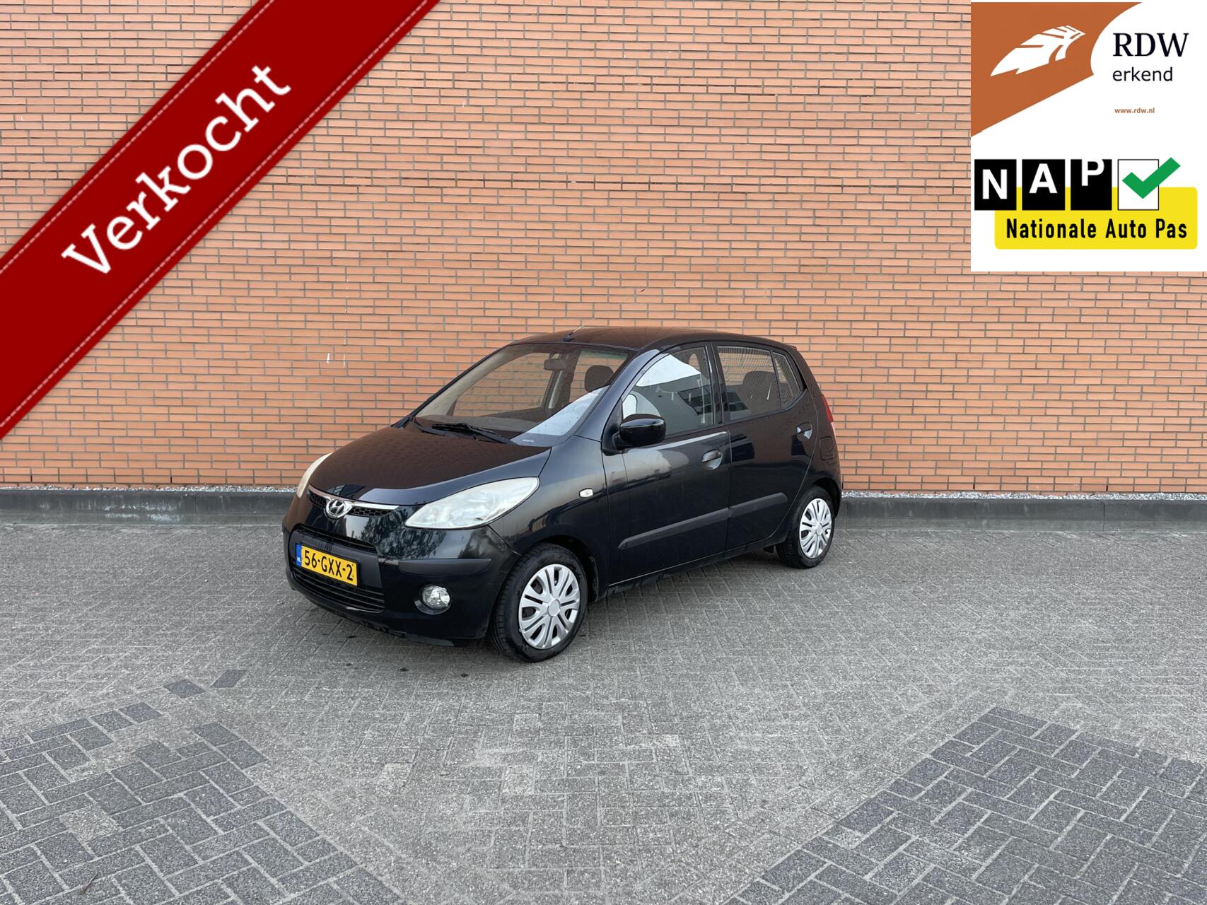 Hyundai I10 1.25i i-Catcher 107DKM | NAP | AIRCO | ELEK-PAK 2008 - voorkant