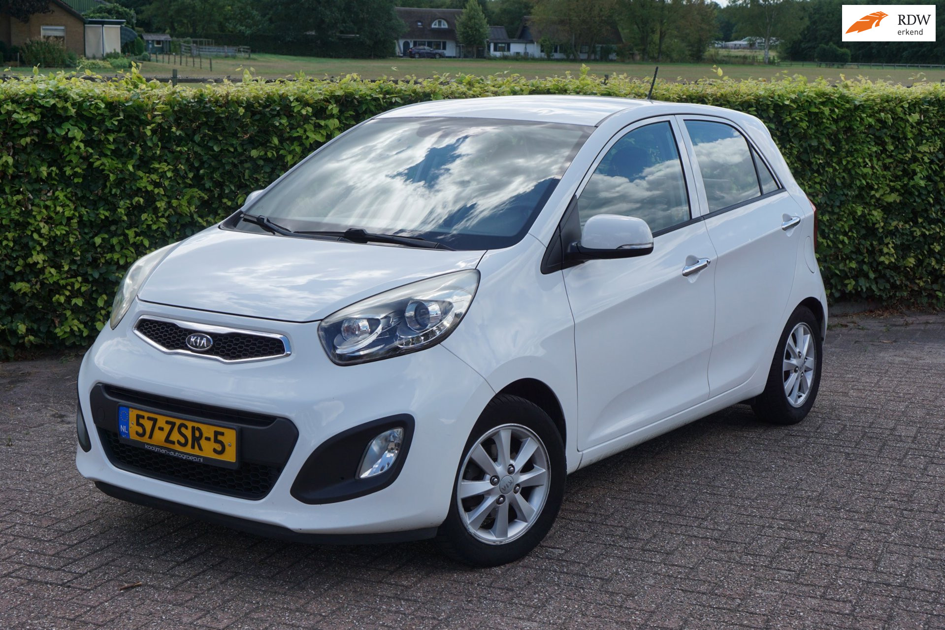 Kia Picanto 1.2 CVVT ISG Super Pack|1e Eigenaar|Historie|Clima 2012 - voorkant