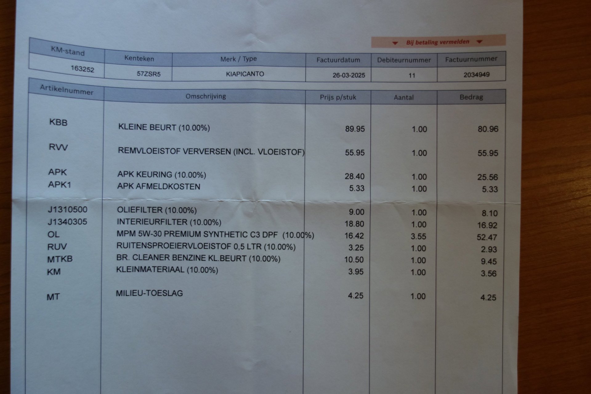 Foto van Kia Picanto