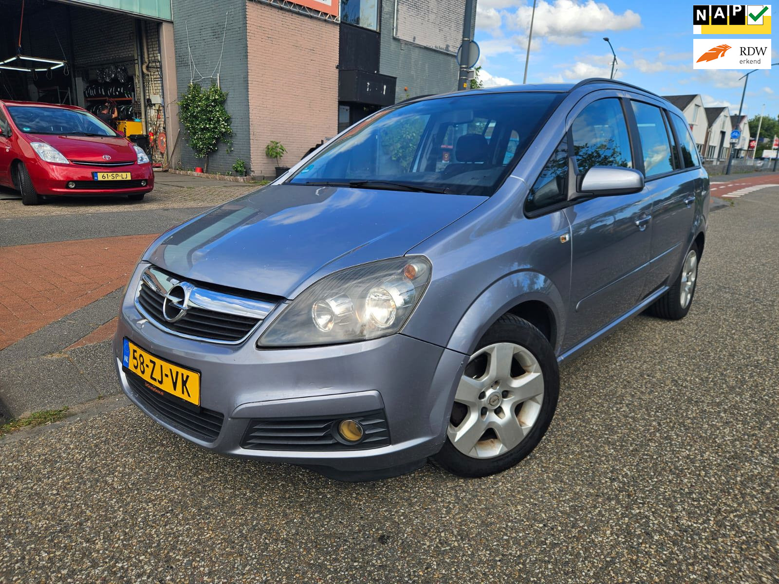 Opel Zafira 1.8 Temptation 7Zitter 1 jaar APK 2008 - voorkant
