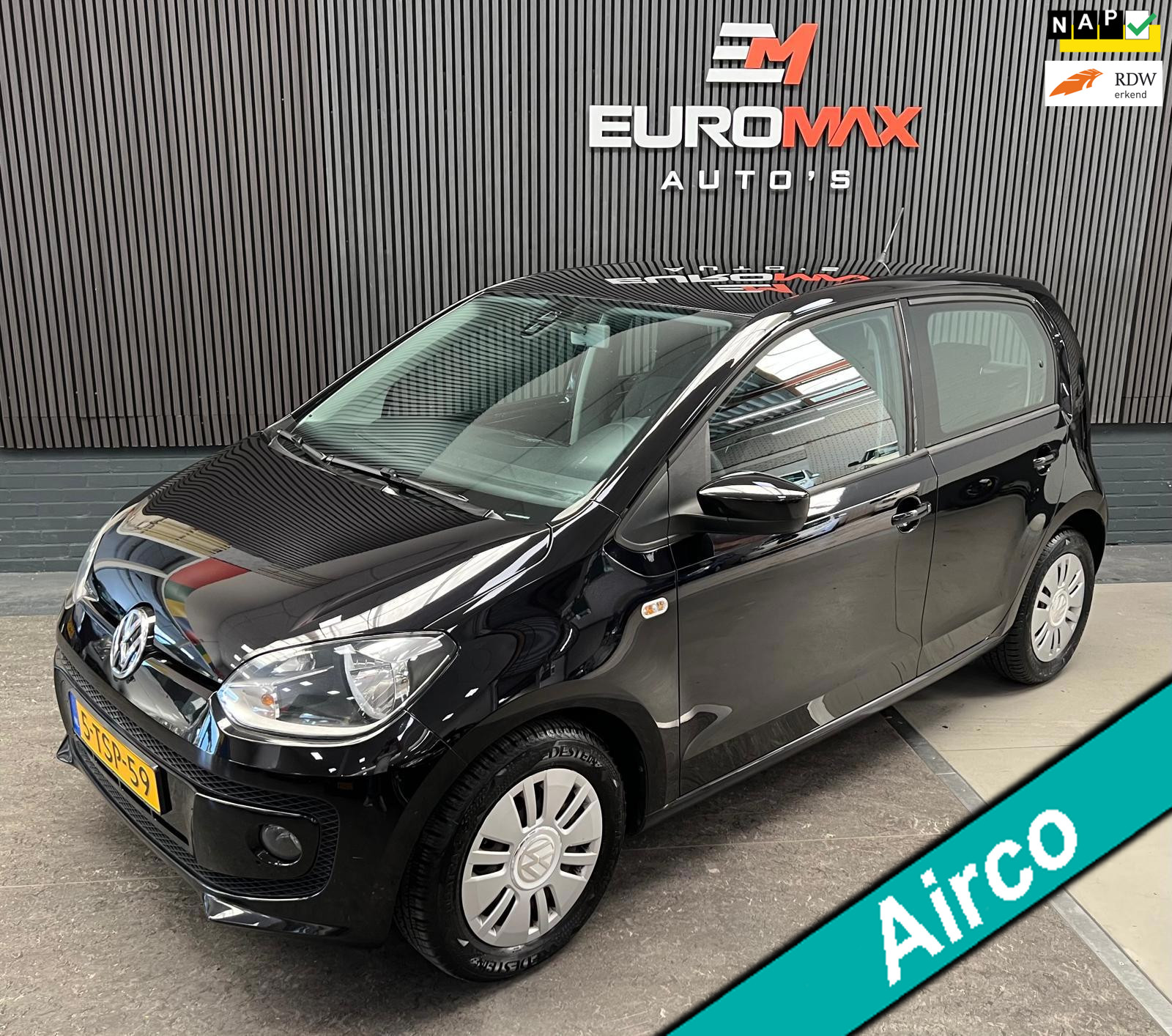 Volkswagen Up 1.0 move up! BlueMotion 1e Eigenaar - NAP - Stoelverwarming 2014 - voorkant