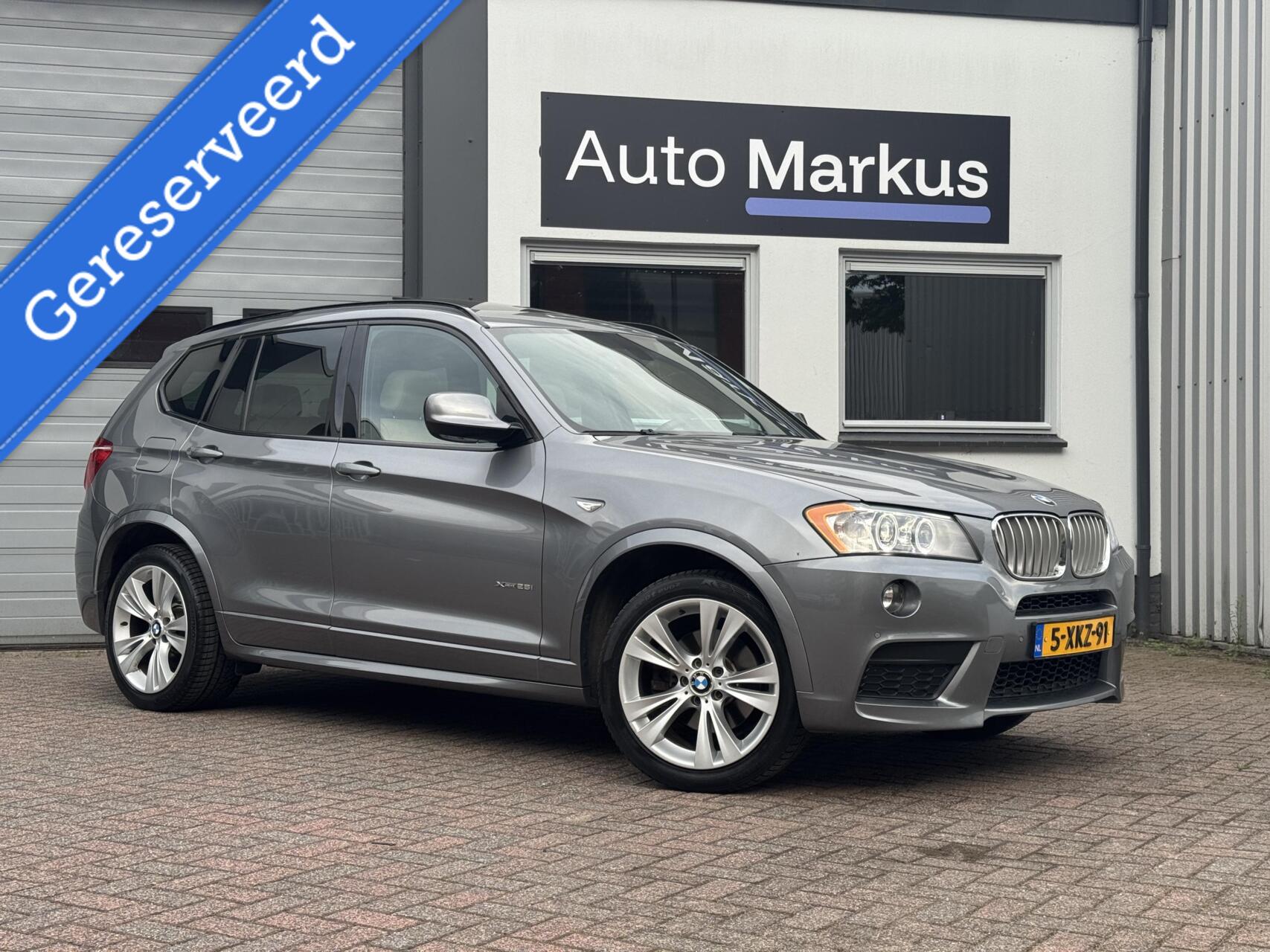 BMW X3 xDrive28i 3X M-Sport|Pano|Memory|Camera|Trekhaak|Flippers 2014 - voorkant