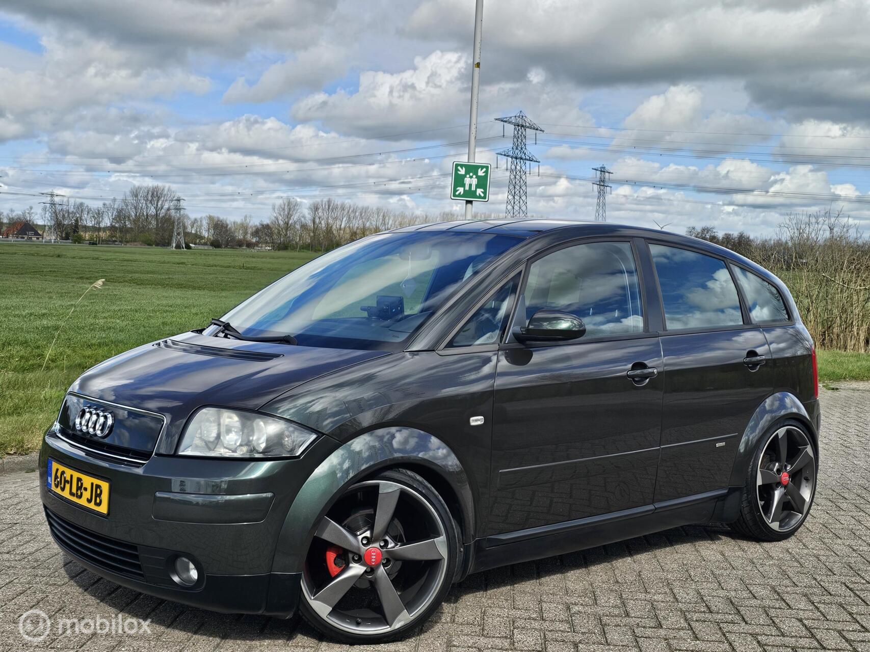 Audi Audi A2 1.4 S Line 18''/ KW schroefset/ Unieke kleur! 2003 - voorkant