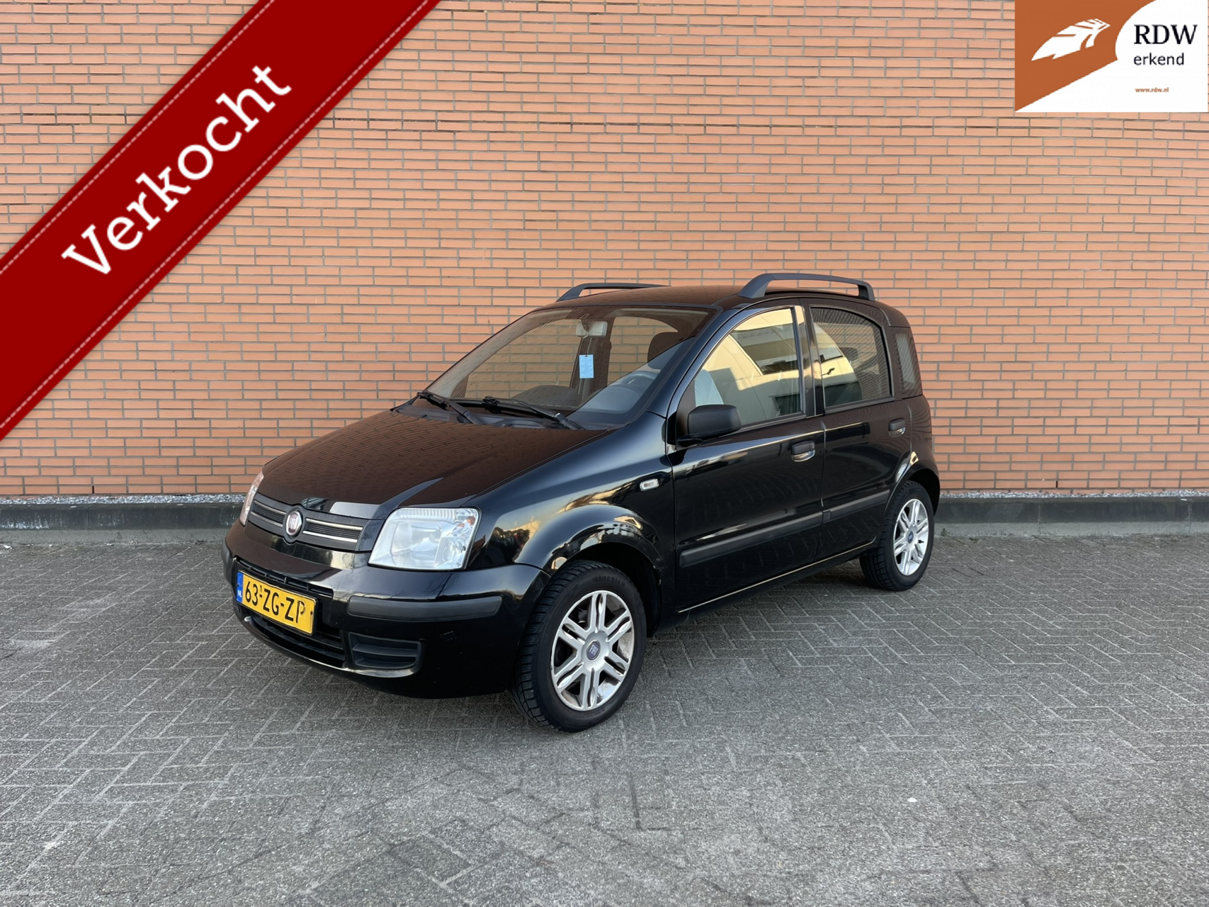 Fiat Panda 1.2 Emotion 153DKM | CLIMATRONIC | AIRCO | APK | 2008 - voorkant