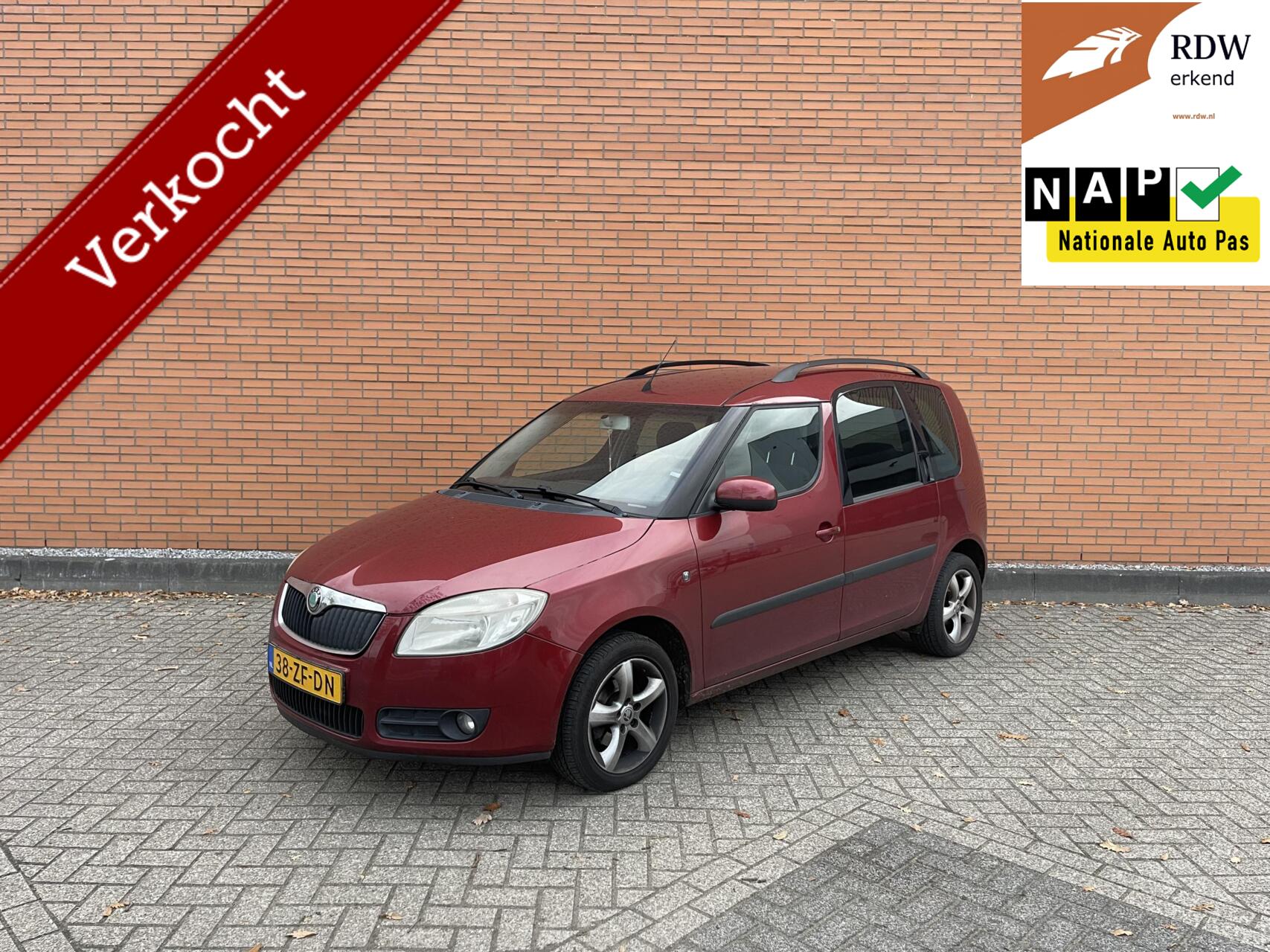 Skoda Roomster 1.4-16V 2008 DISTRI VV | NAP | AIRCO | CRUISE 2008 - voorkant