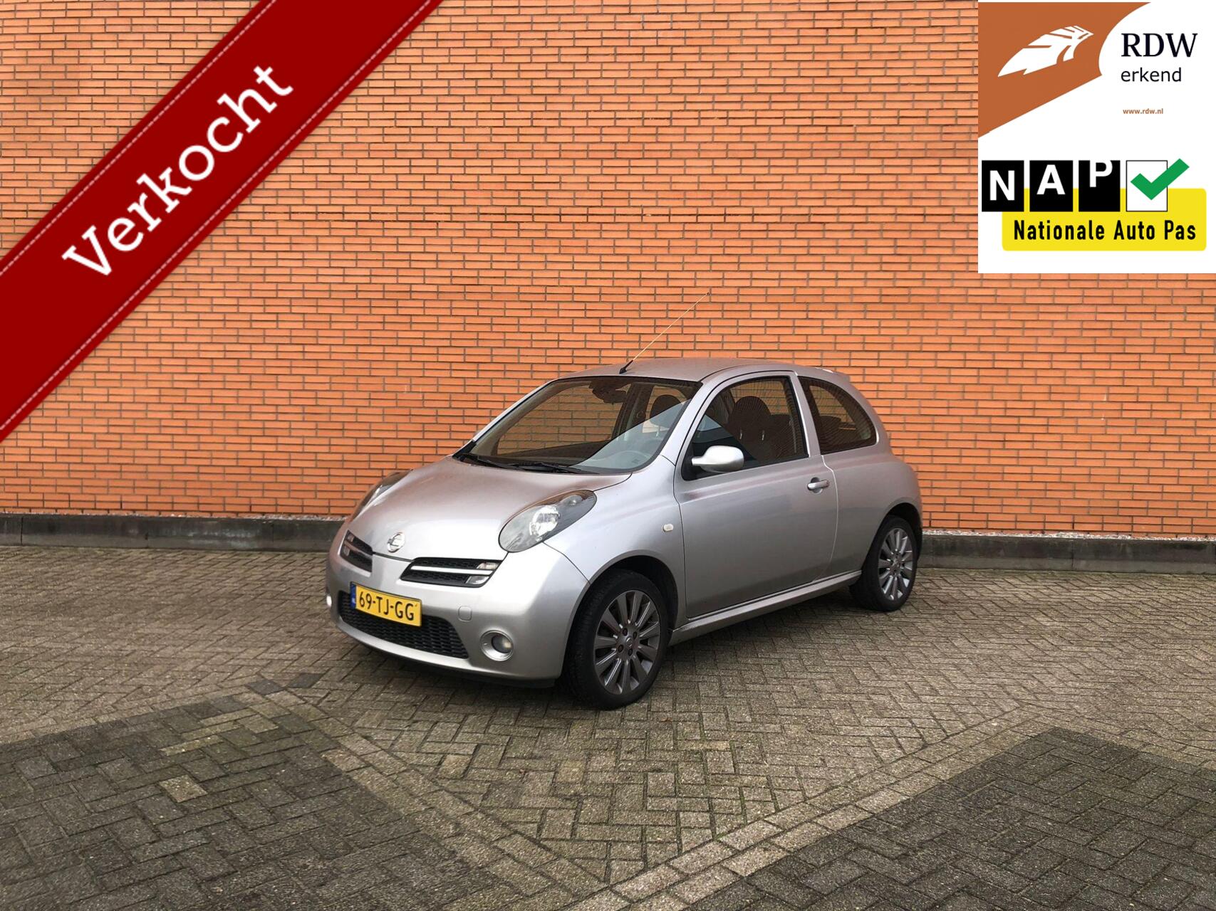 Nissan Nissan Micra 1.6 160SR 130DKM | NAP | KEYLESS | APK27 | AIRC 2006 - voorkant