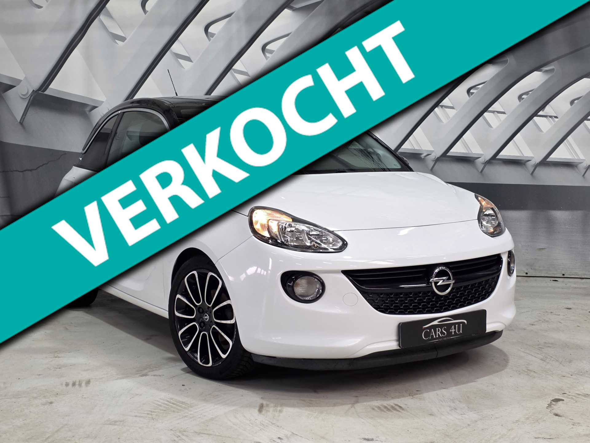 Opel Adam 1.2 half leer multi media systeem 2014 - voorkant
