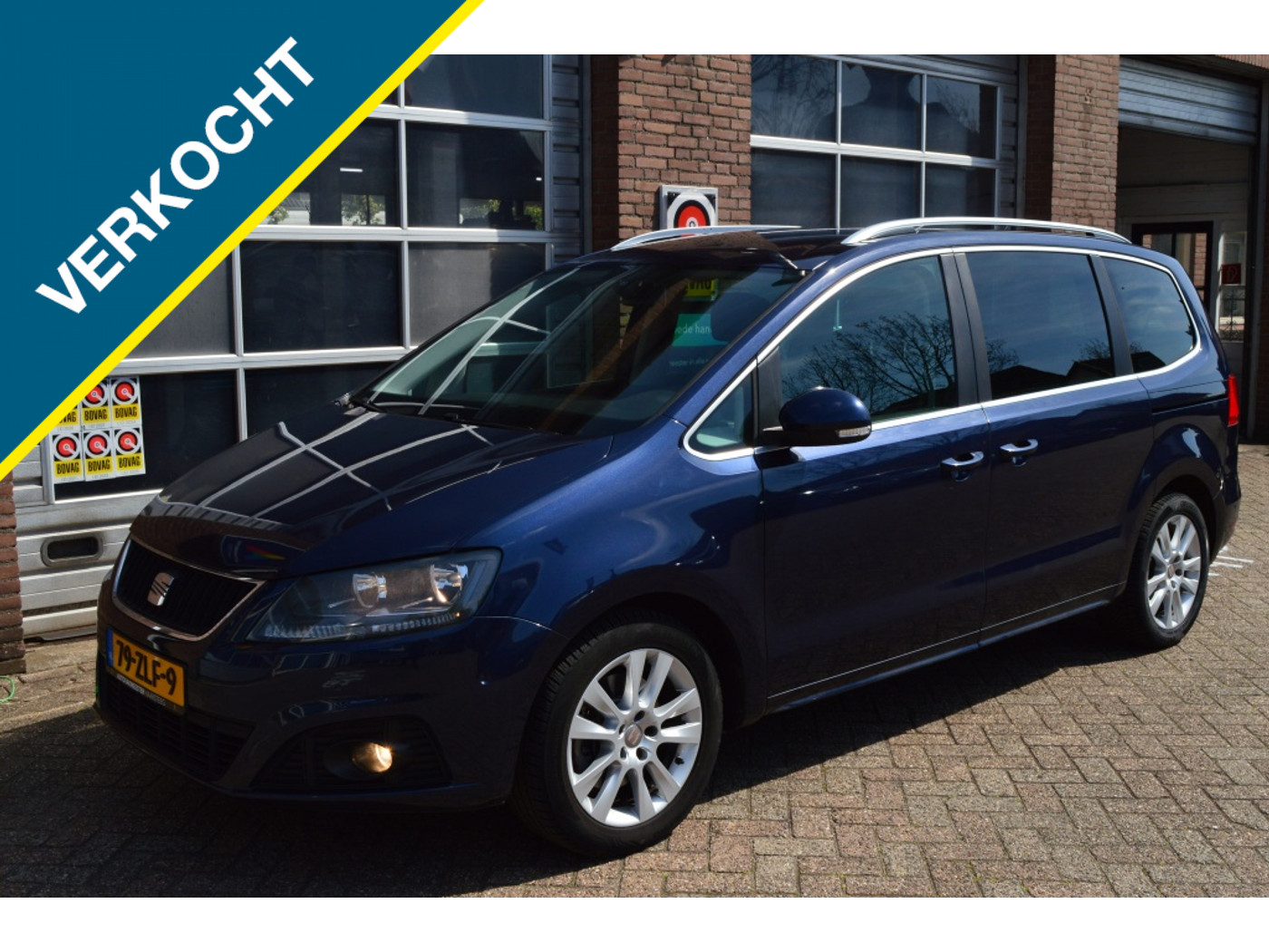 Seat Alhambra 1.4 TSI Style 7pers. Navi, Cruise, Camera, Trekhaak, Pdc 2013 - voorkant