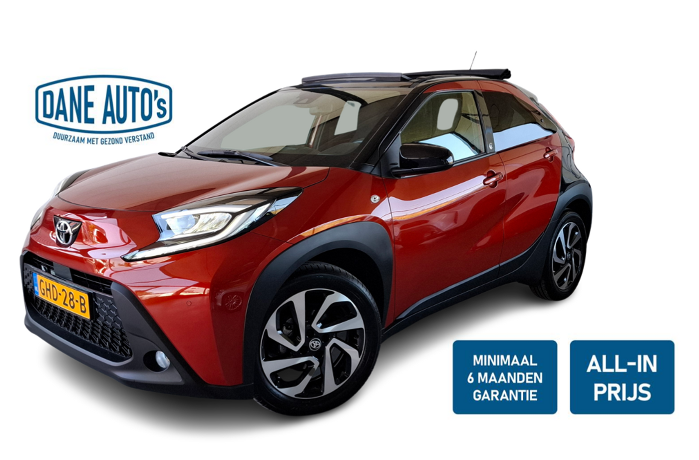 Toyota Toyota Aygo X 1.0 VVT-i S-CVT | AUTOMAAT | CABRIODAK - RIJKLAARPRIJS 2024 - voorkant
