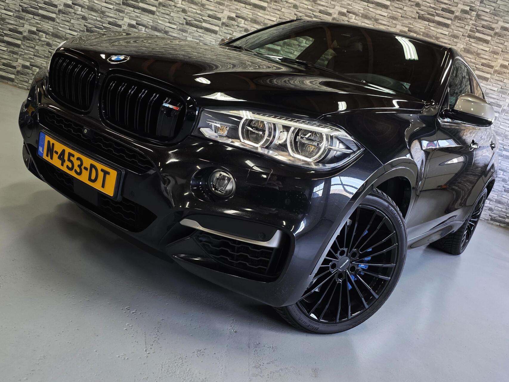 BMW X6 M50d M50d *HUD*360Cam*PANO*Soft-close*Keyless*HarmanKardon 2016 - voorkant