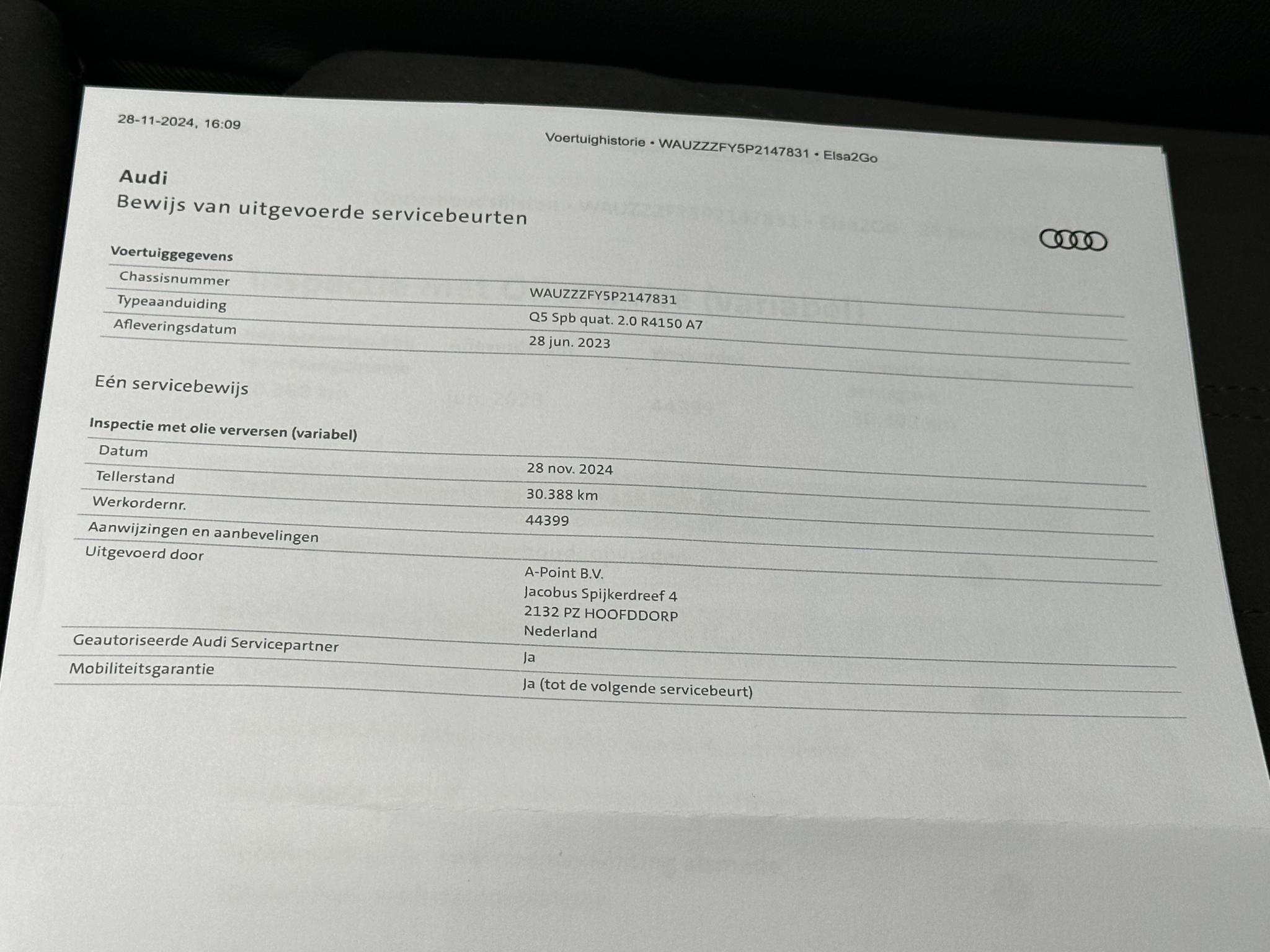 Foto van Audi Q5 Sportback