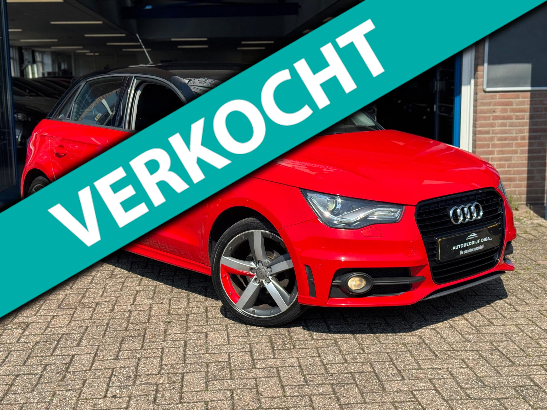 Audi A1 Sportback 1.2 TFSI S-Line 2014 ROOD NAVI AIRCO NAP 2014 - voorkant