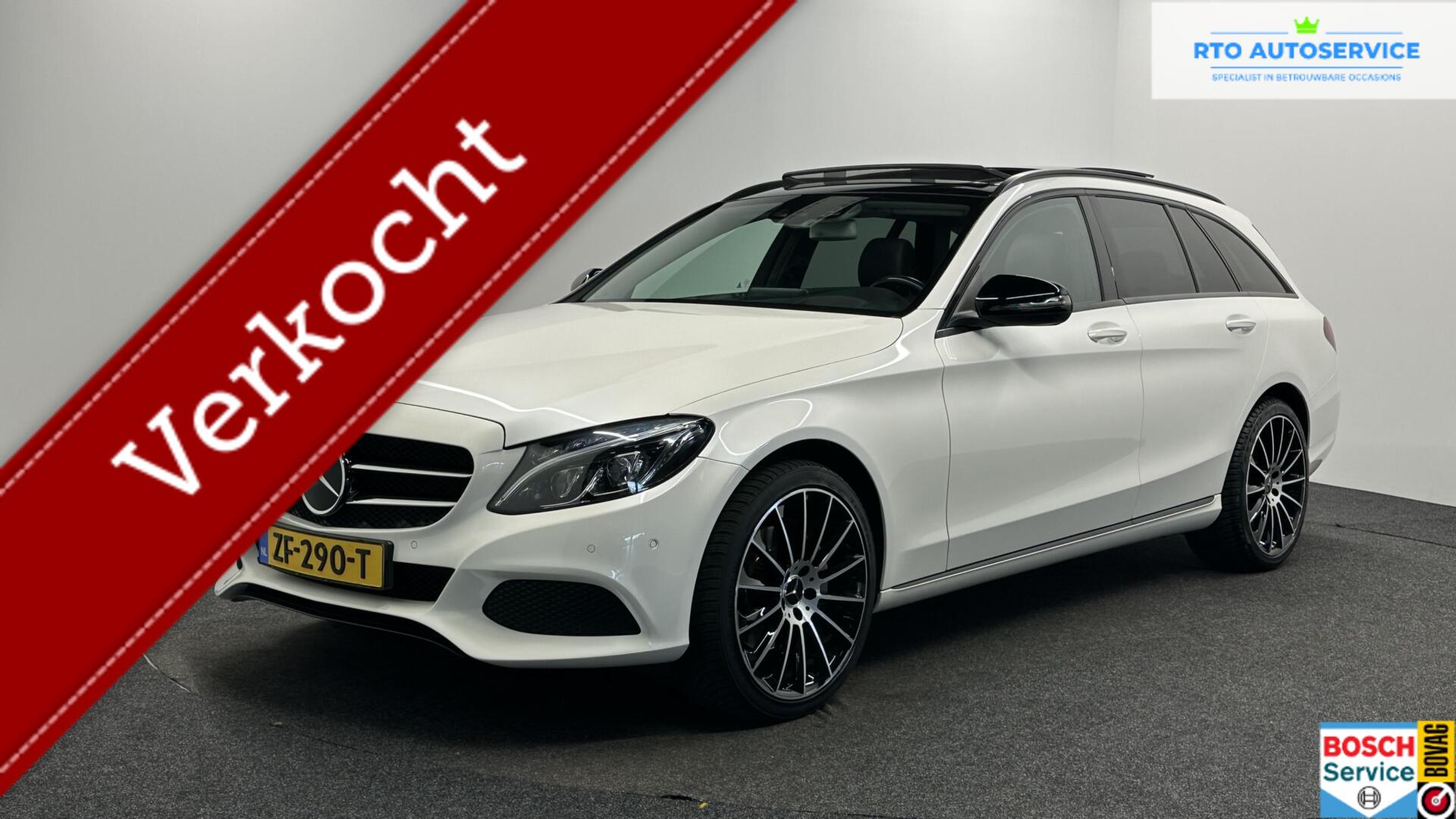 Mercedes-Benz C 250 250 Premium Plus|Burmester|Pano|Leer|Navi|Camera|Trekhaak| 2018 - voorkant