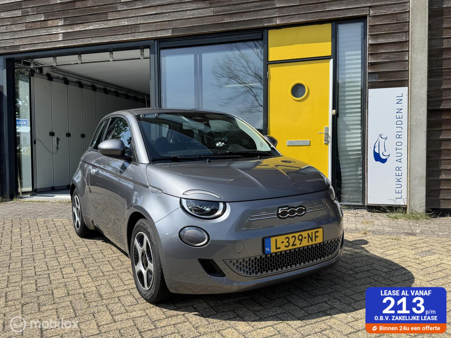 Fiat 500 PASSION 42 kWH NL AUTO NAP BTW AUTO AFLEVERBEURT 2021 - voorkant