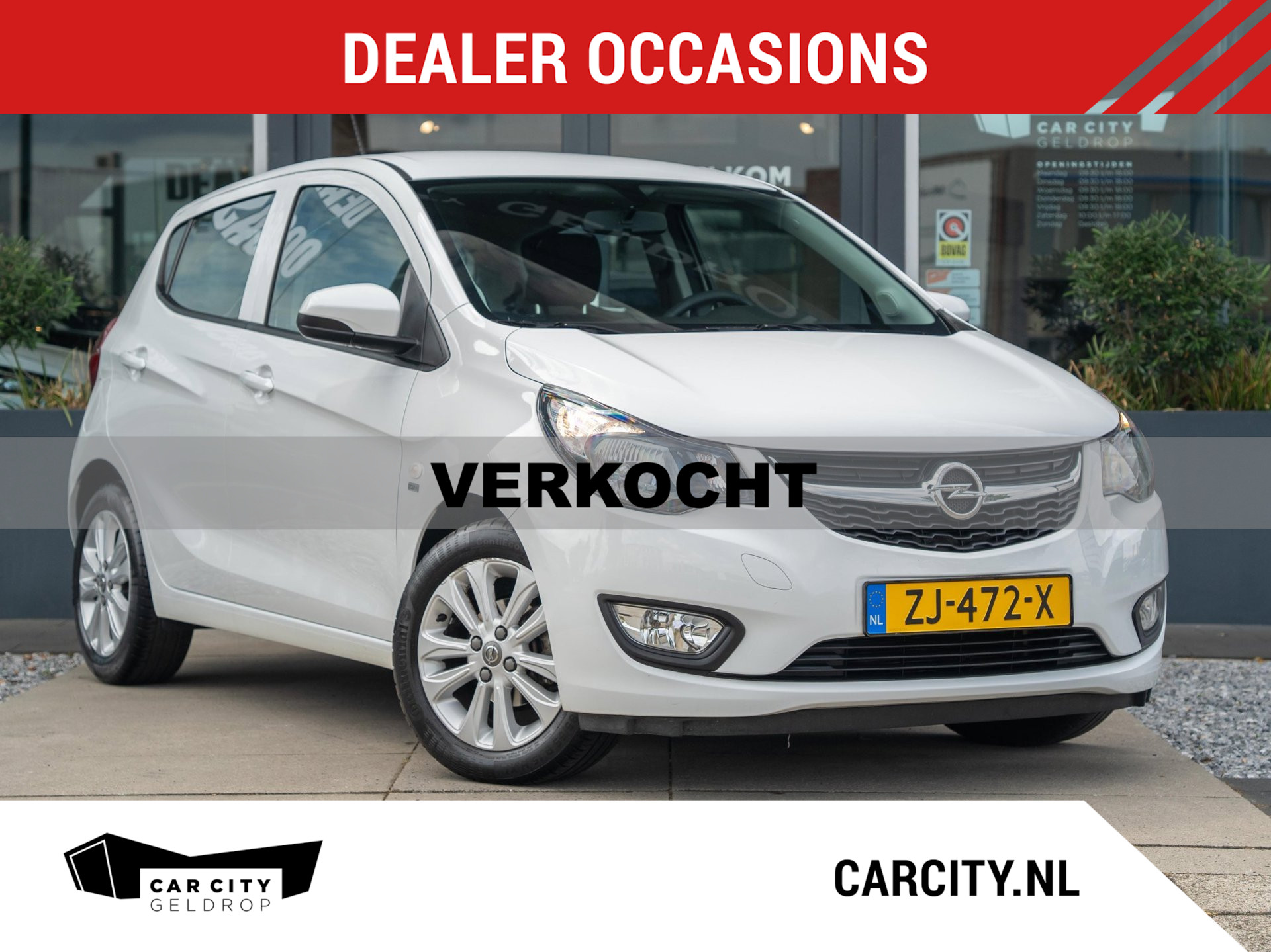 Opel Karl / Viva 1.0 ecoFLEX 120 Jaar Edition PDC / Carplay / Cruise 2019 - voorkant
