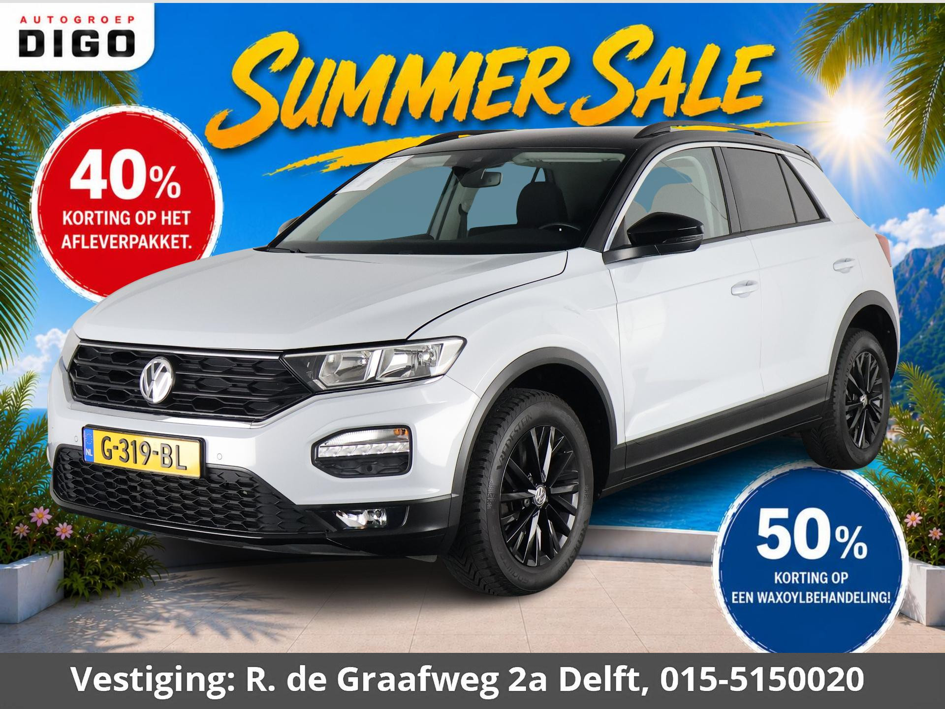 Volkswagen T-roc 1.0 TSI Two-Tone 2019 - voorkant