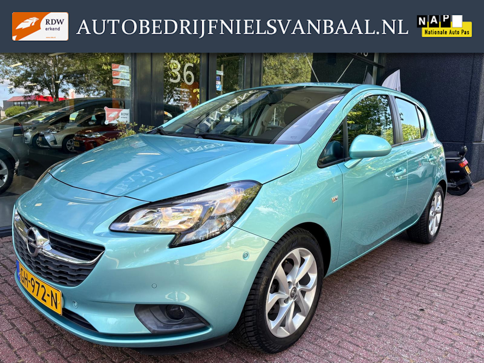 Opel Corsa-e 1.4 Cosmo 89Dkm/Airco/Cruise/Camera/PDC/Trekhaak 2015 - voorkant