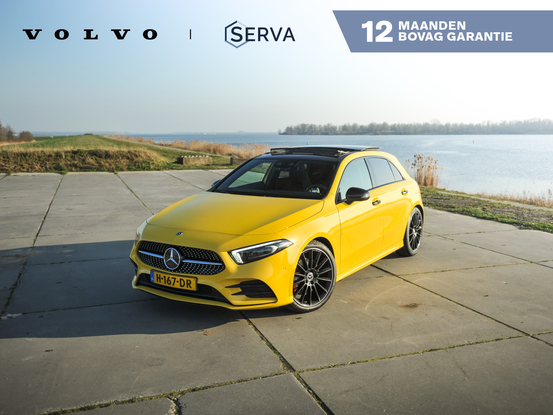 Mercedes-Benz A-klasse 220 Launch Edition Premium Plus | Panoramadak | Parkeercamera | Navigatie 2020 - voorkant