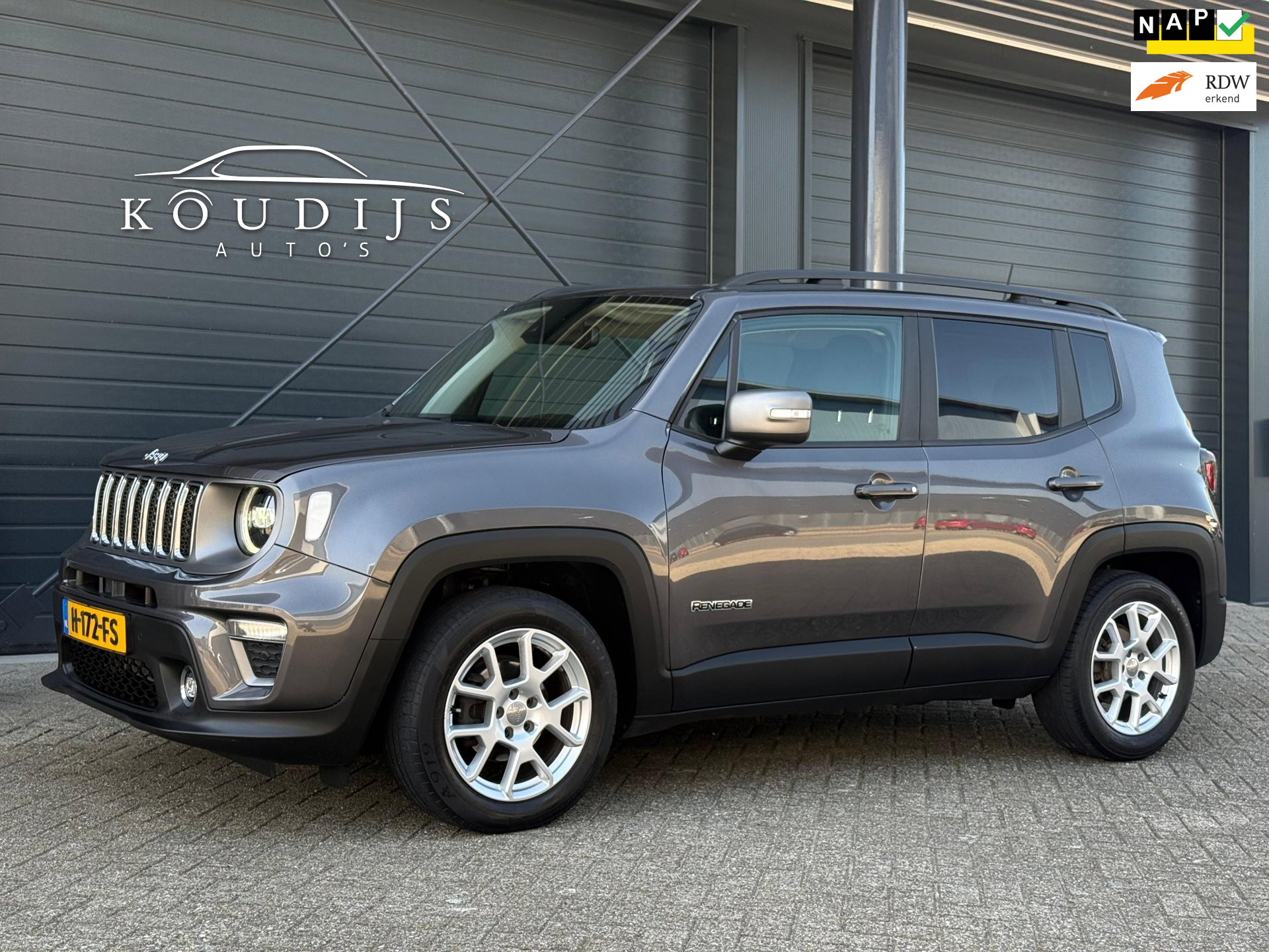 Jeep Renegade 1.0T-e Limited, Camera, PDC V+A, Adaptive cruise, Carplay, Keyless 2020 - voorkant