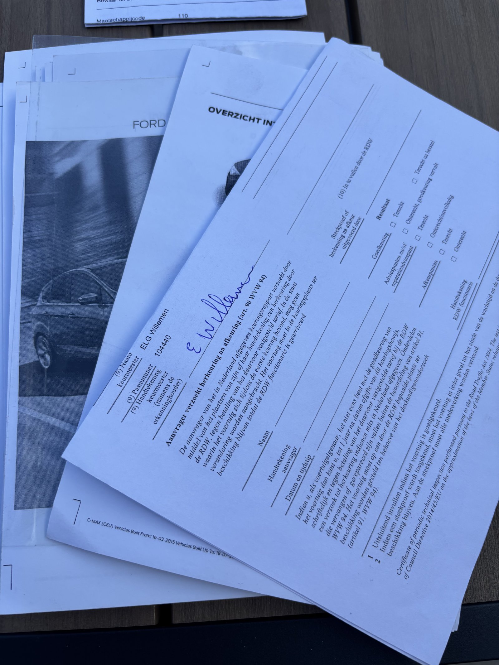 Inspectiefoto van Ford Grand C-max