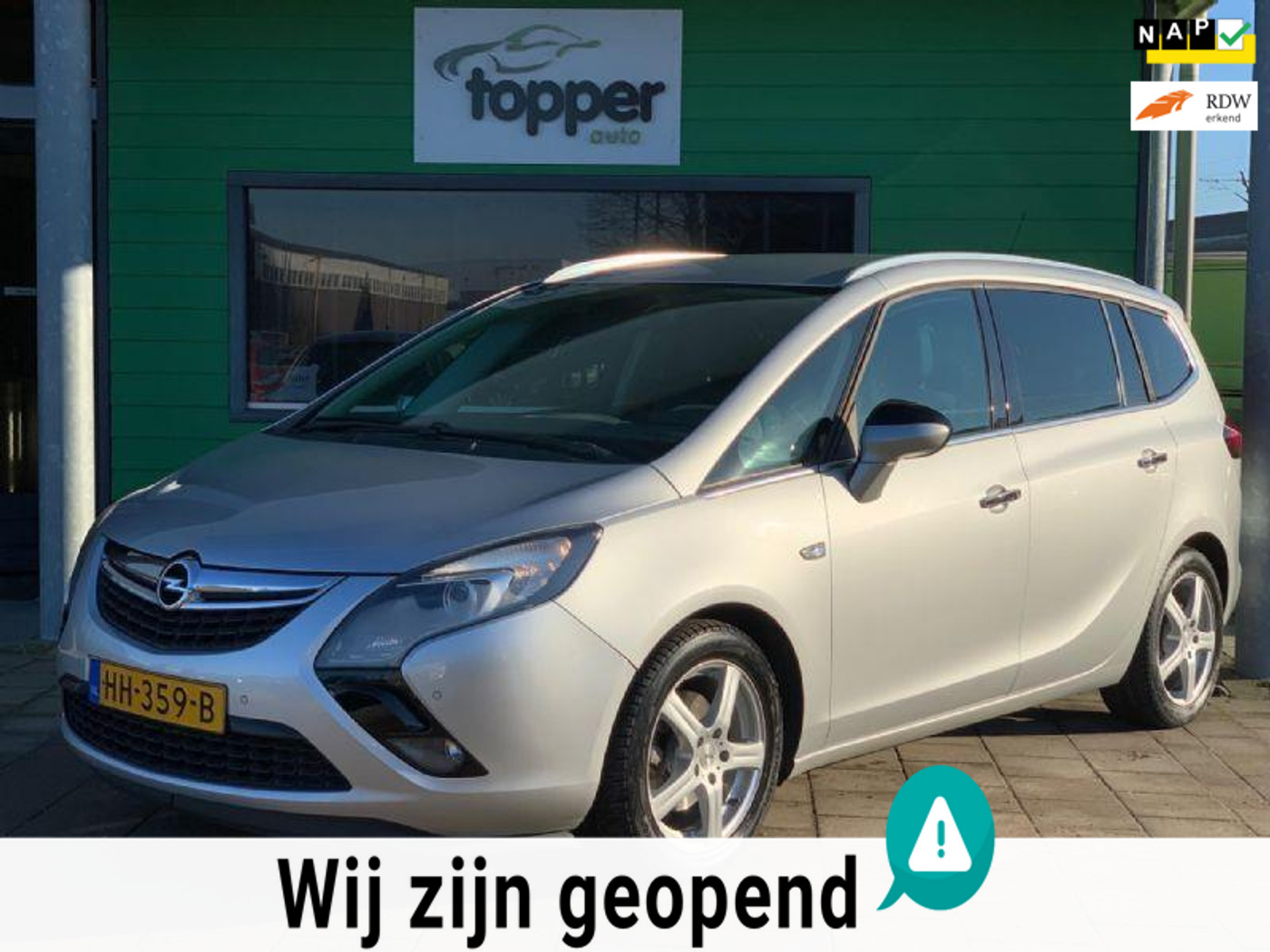 Opel Zafira Tourer Tourer 1.4 Cosmo 7pers. / CruiseControl / 2013 - voorkant