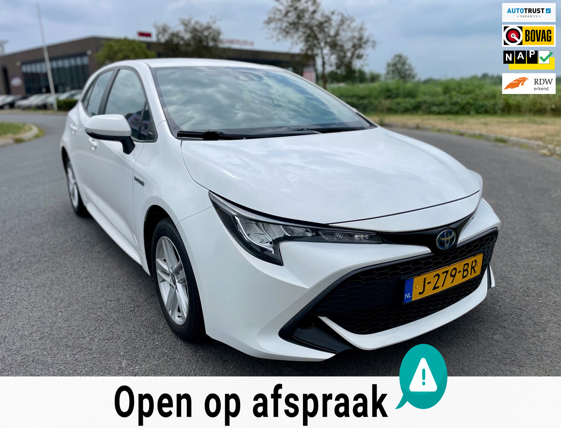 Toyota Toyota Corolla 1.8 Hybrid Business, Aut, Trekhaak, Acc, Cam, Carplay, Geen import, Nap, Volledig oh! 2020 - voorkant
