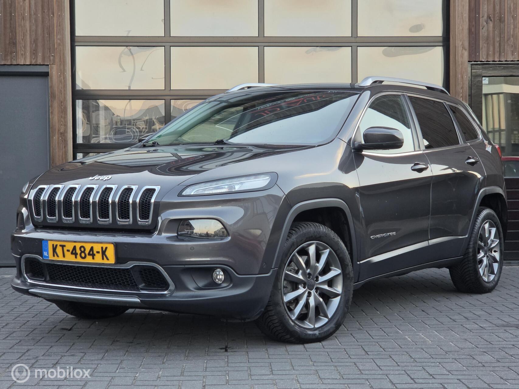 Jeep Cherokee 2.0 LIMITED AWD LEER XENON AUTOMAAT CAMERA NAVI 2014 - voorkant