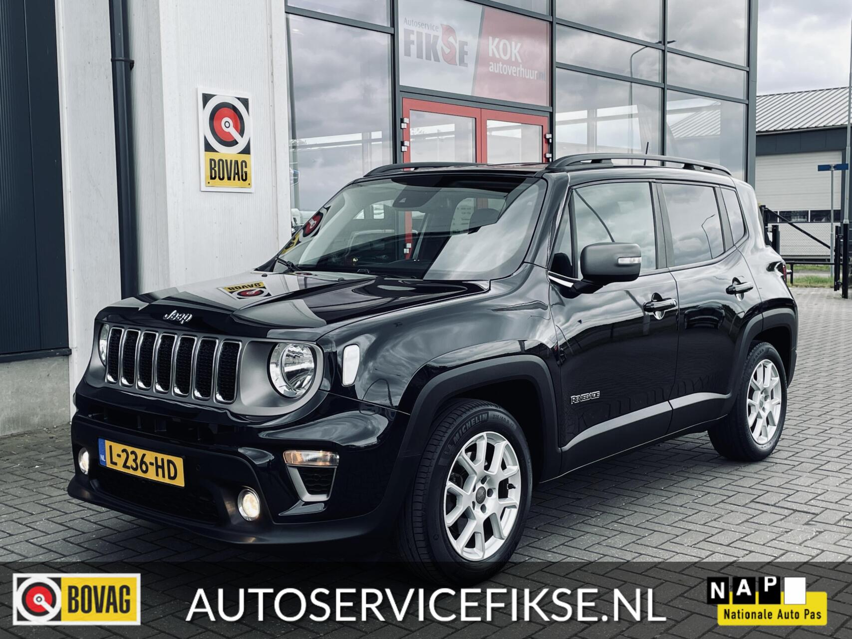 Jeep Renegade 1.3T DDCT LIMITED 150 PK AUTOMAAT | 1e EIGENAAR 2021 - voorkant