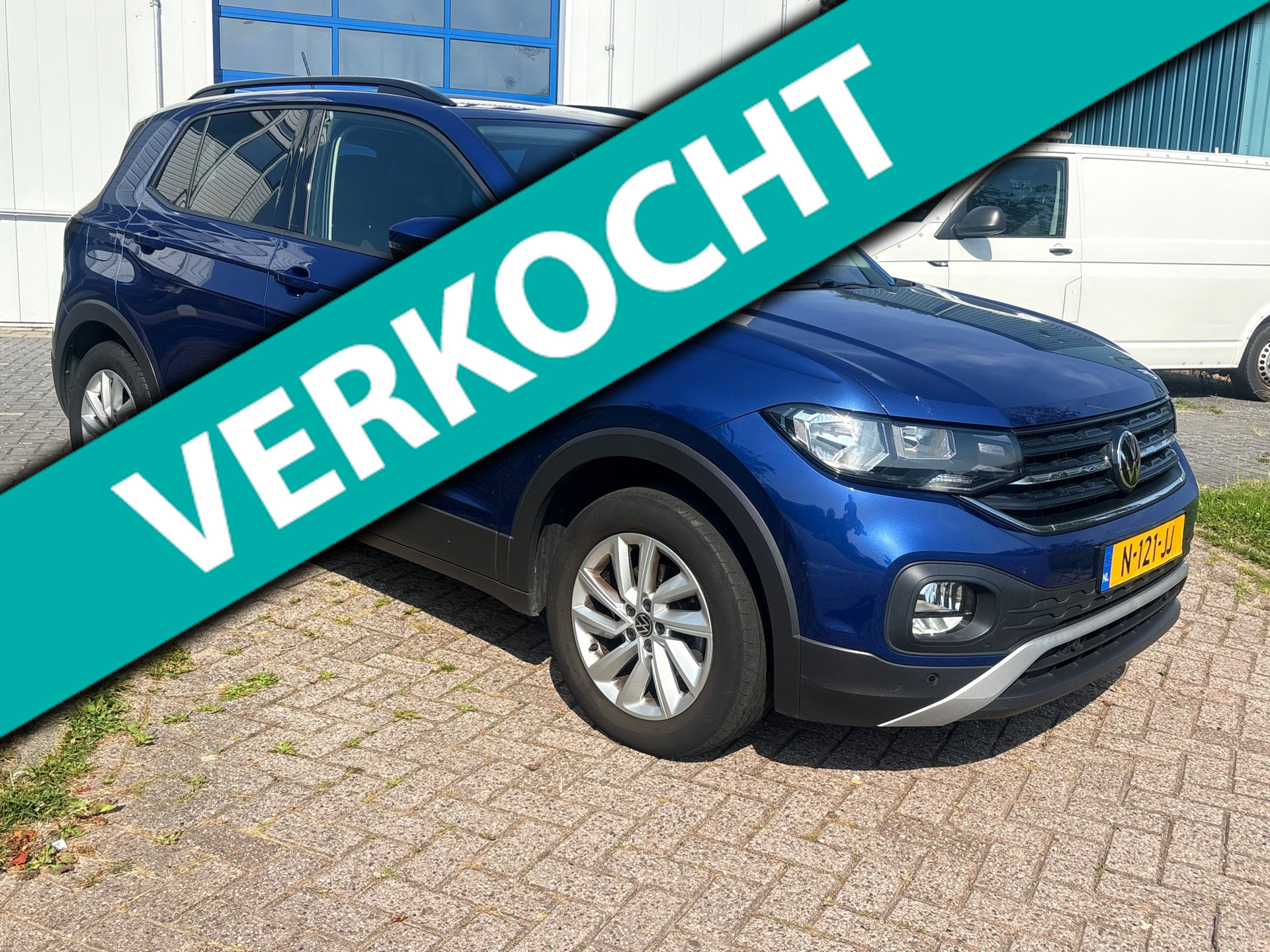 Volkswagen T-cross 1.0 TSI Life/ECC/Camera/Park sensoren/NL 2021 - voorkant